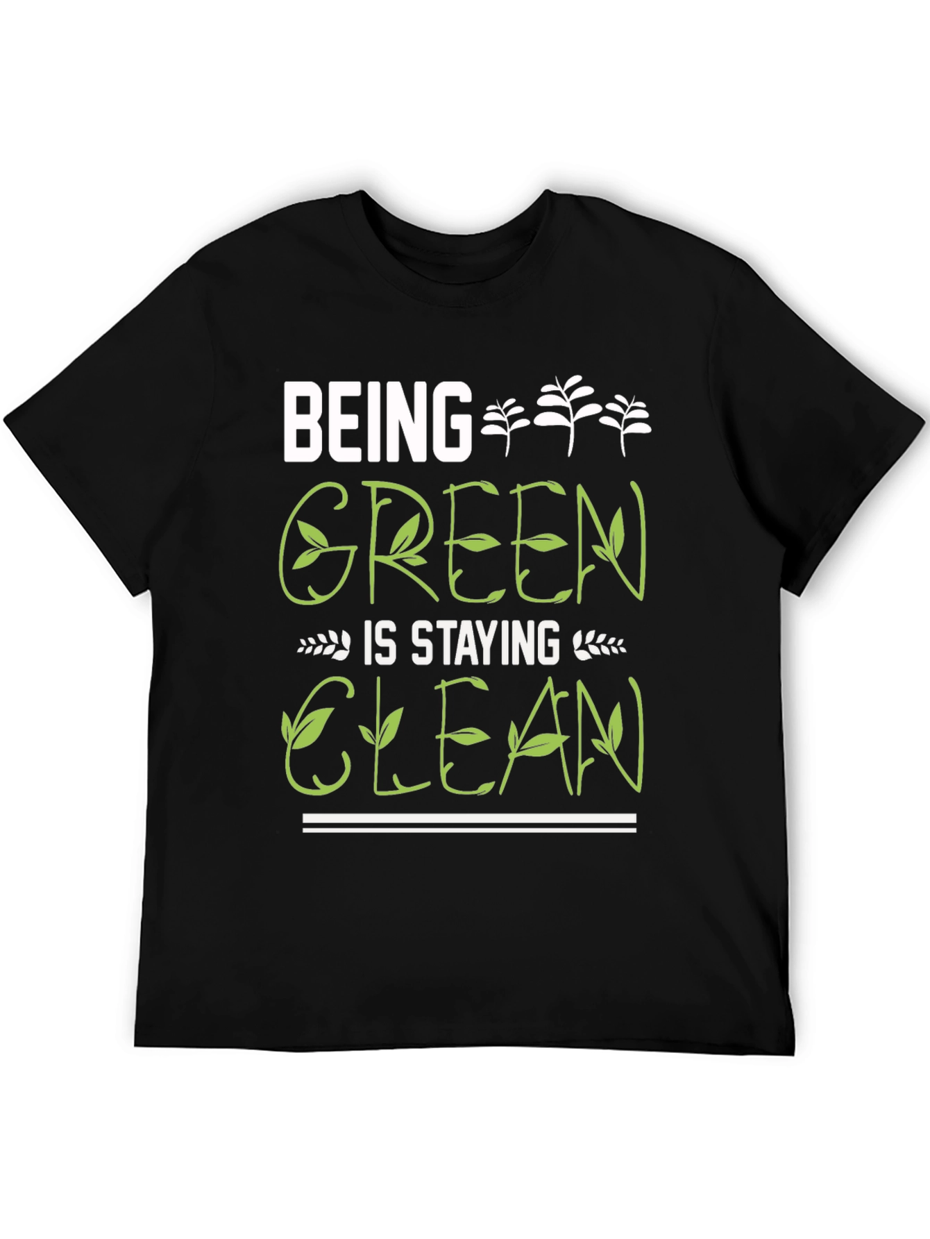 Eco-Friendly Being Green Graphic Tee