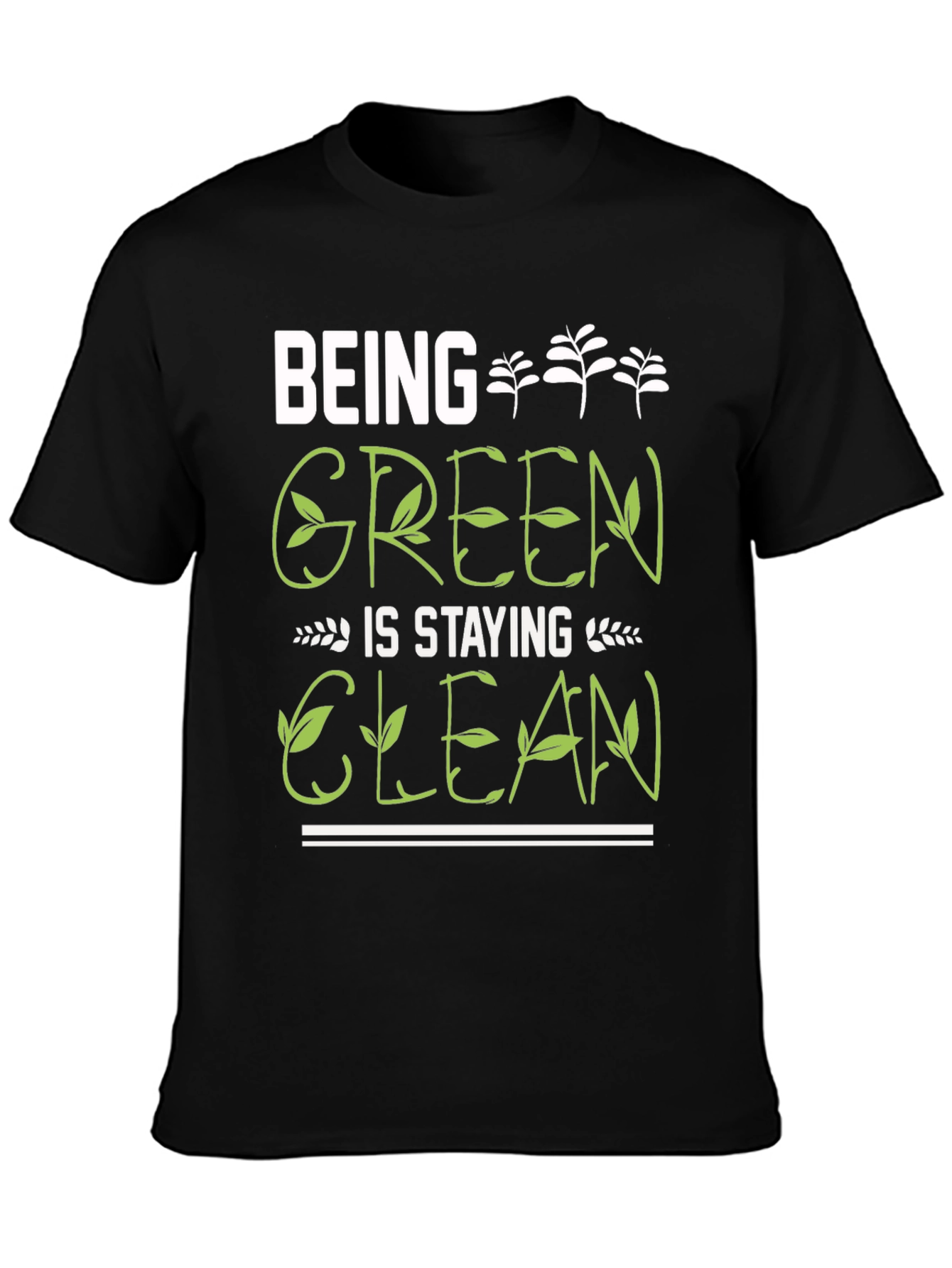 Eco-Friendly Being Green Graphic Tee