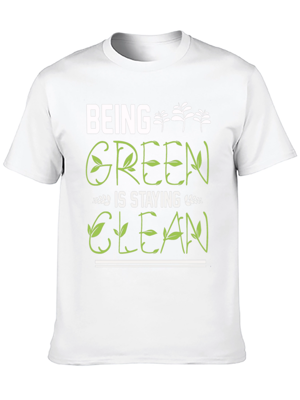 Eco-Friendly Being Green Graphic Tee