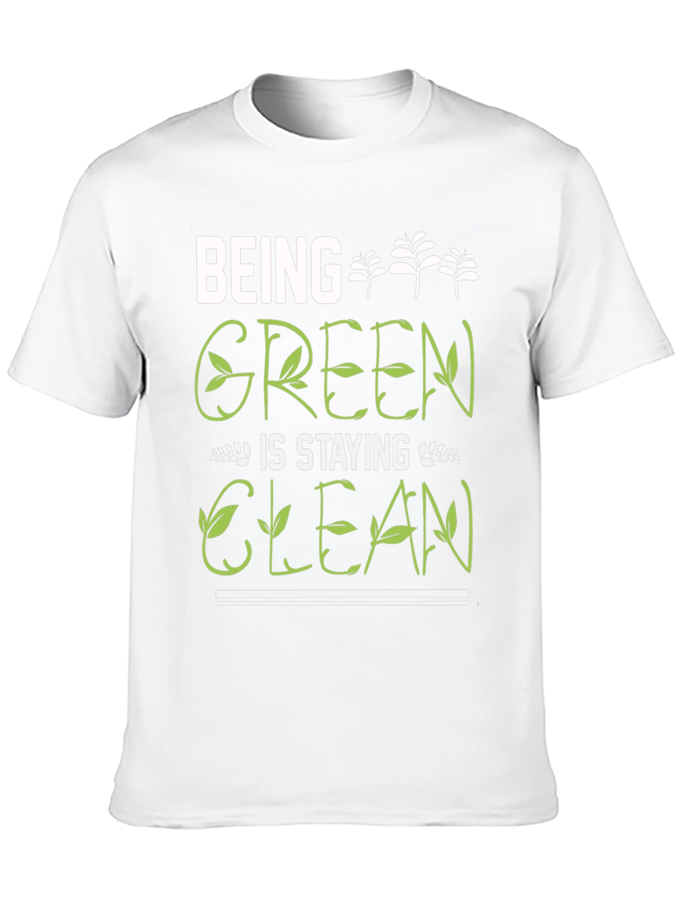Eco-Friendly Being Green Graphic Tee