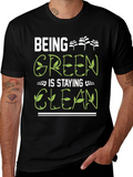 Eco-Friendly Being Green Graphic Tee