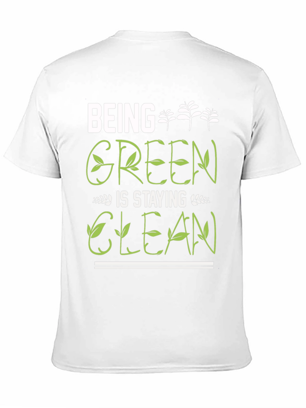 Eco-Friendly Being Green Graphic Tee