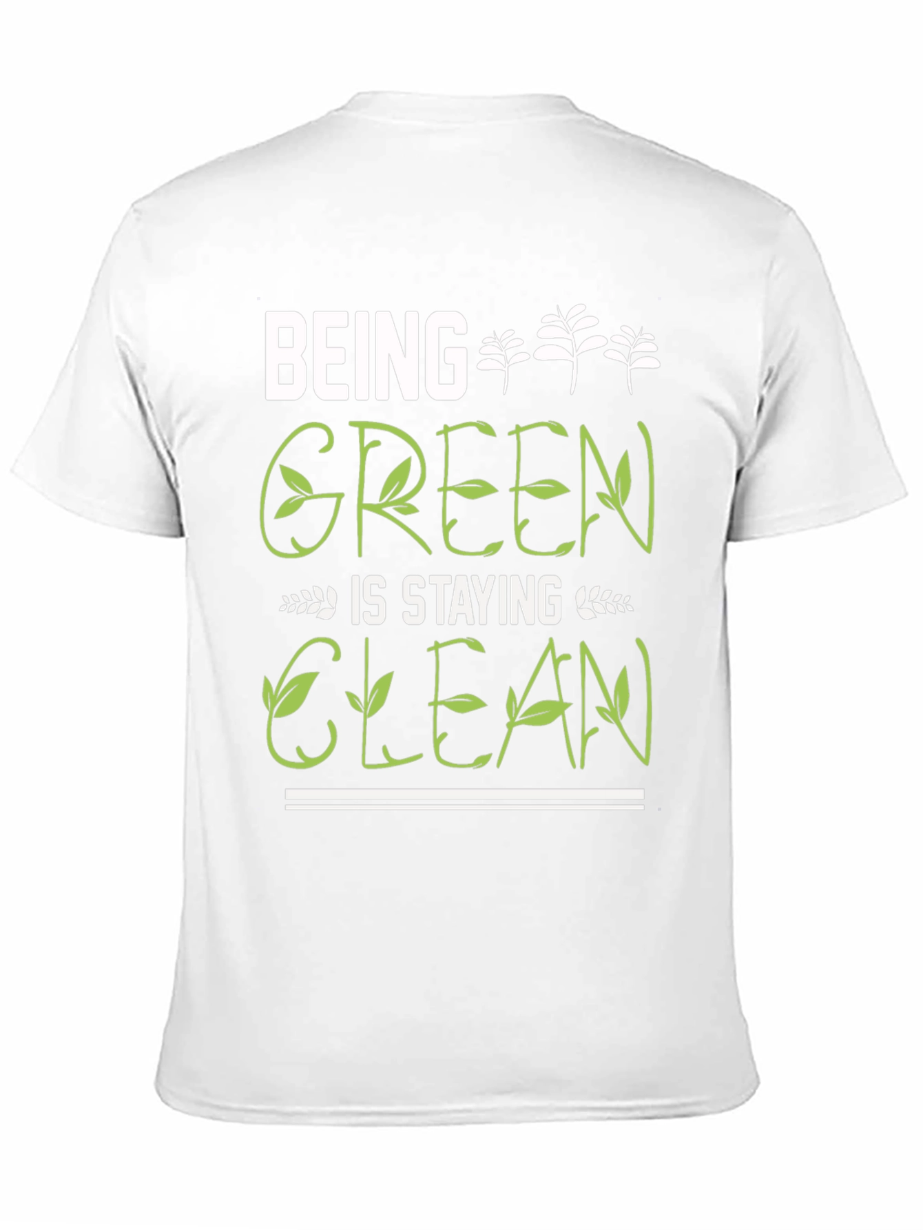 Eco-Friendly Being Green Graphic Tee