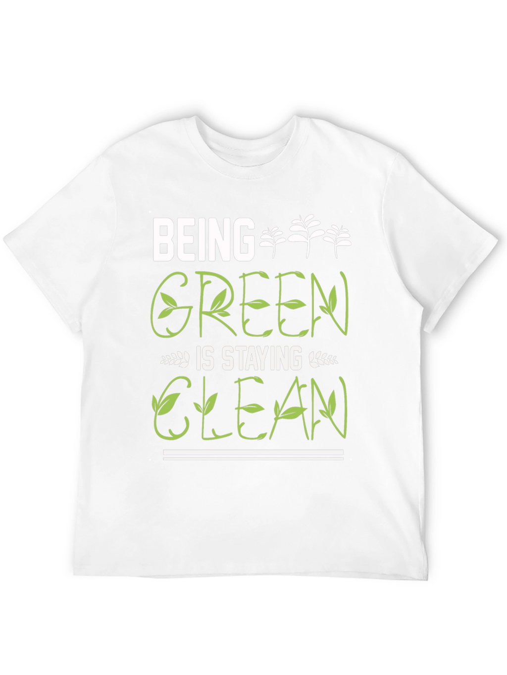 Eco-Friendly Being Green Graphic Tee