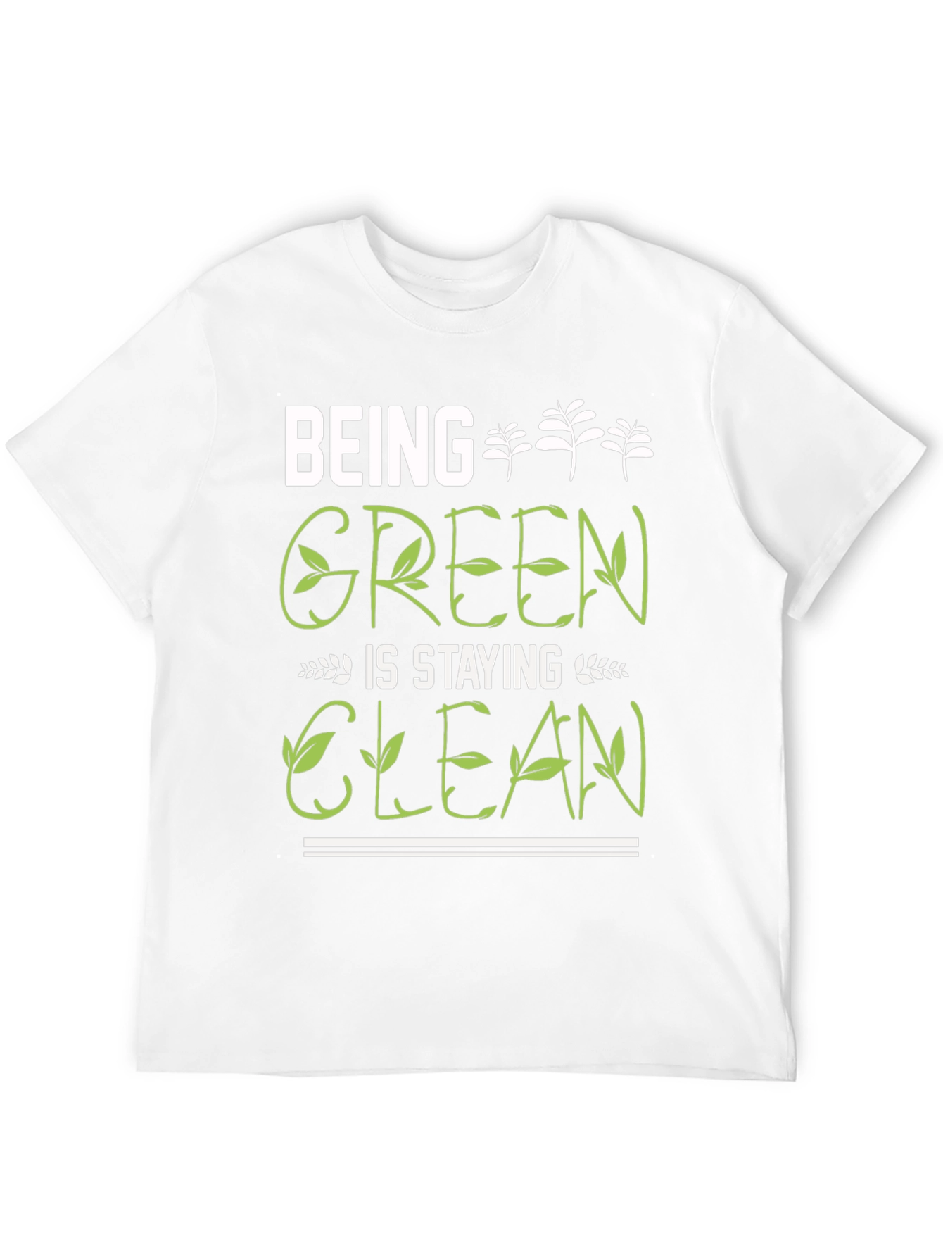 Eco-Friendly Being Green Graphic Tee