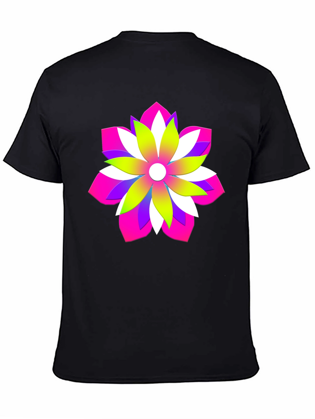 Vibrant Floral Graphic Tee - Bold Design