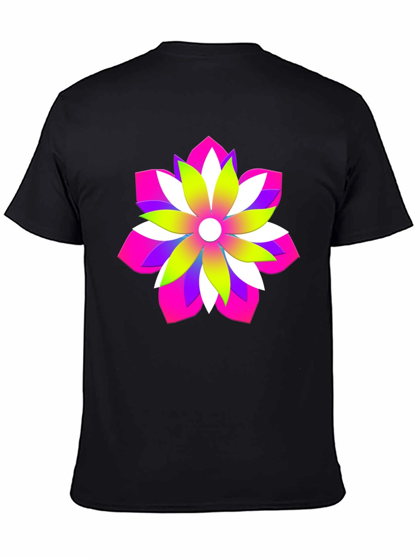 Vibrant Floral Graphic Tee - Bold Design