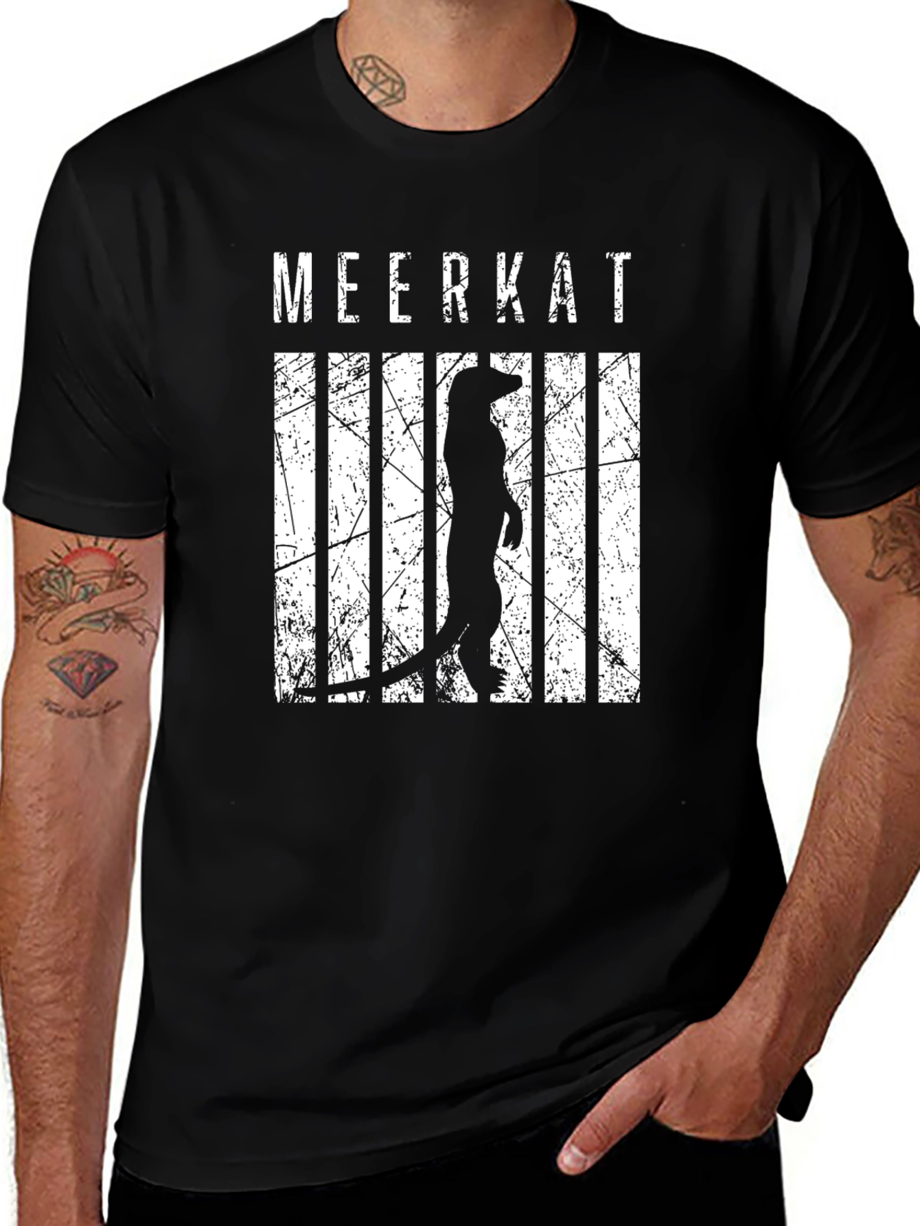 Meerkat Graphic Print T-Shirt