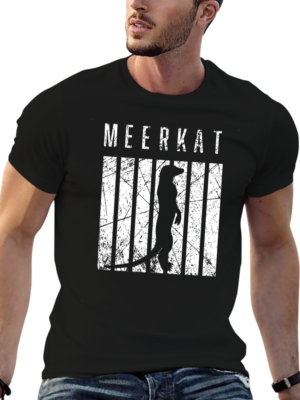 Meerkat Graphic Print T-Shirt