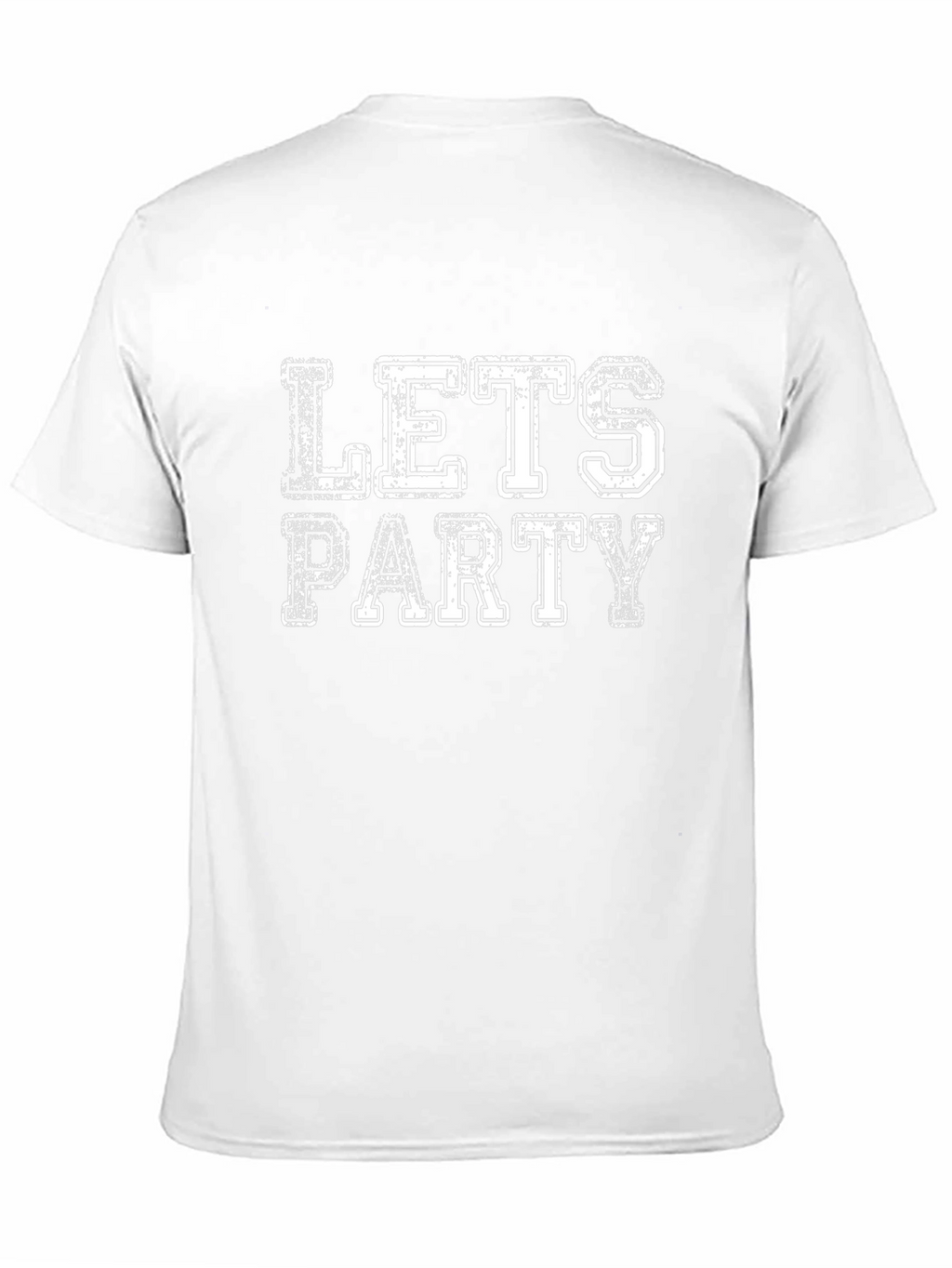 Lets Party Graphic Tee - Black Cotton T-Shirt