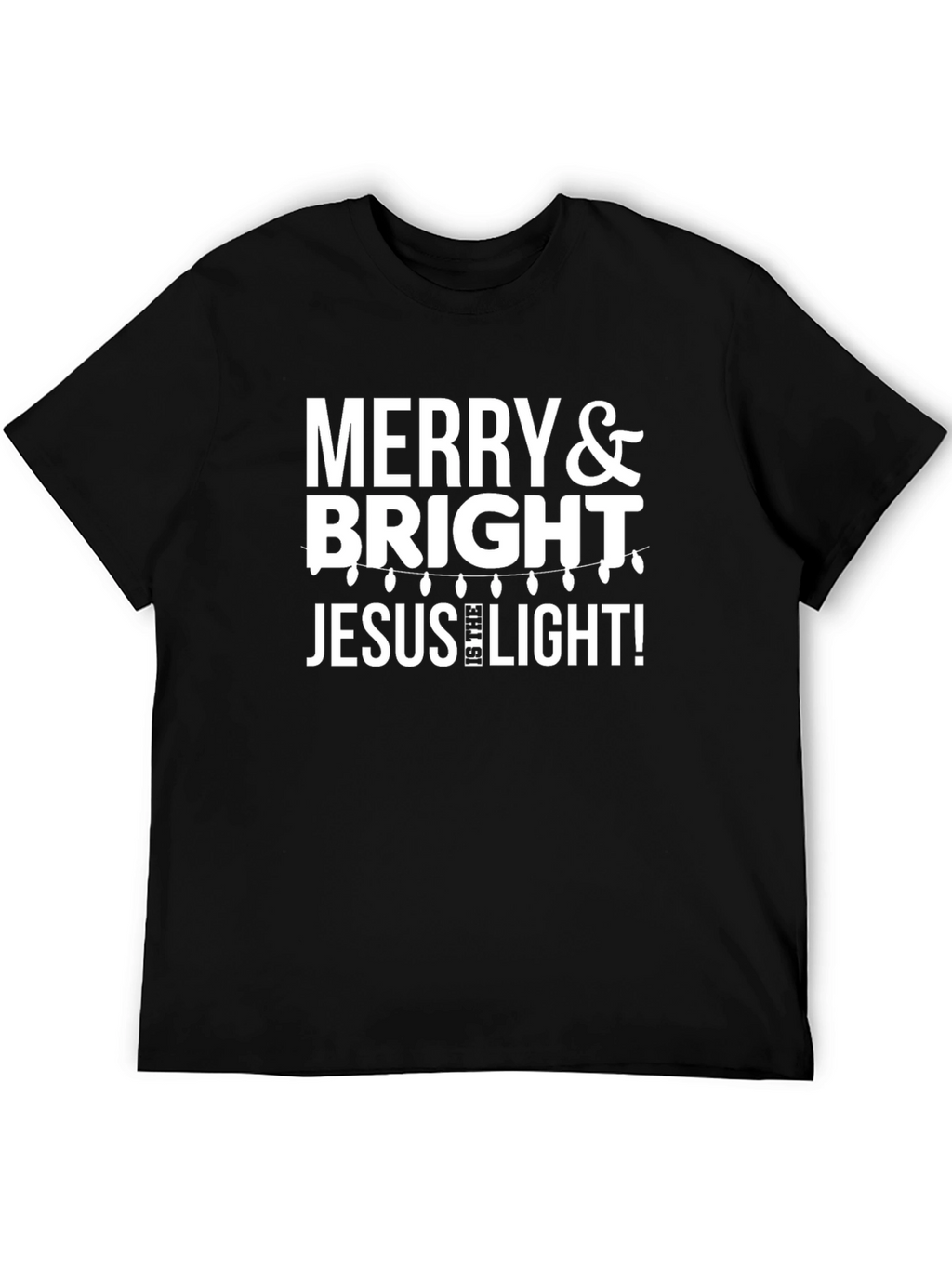 Merry & Bright Jesus is the Light Graphic Tee