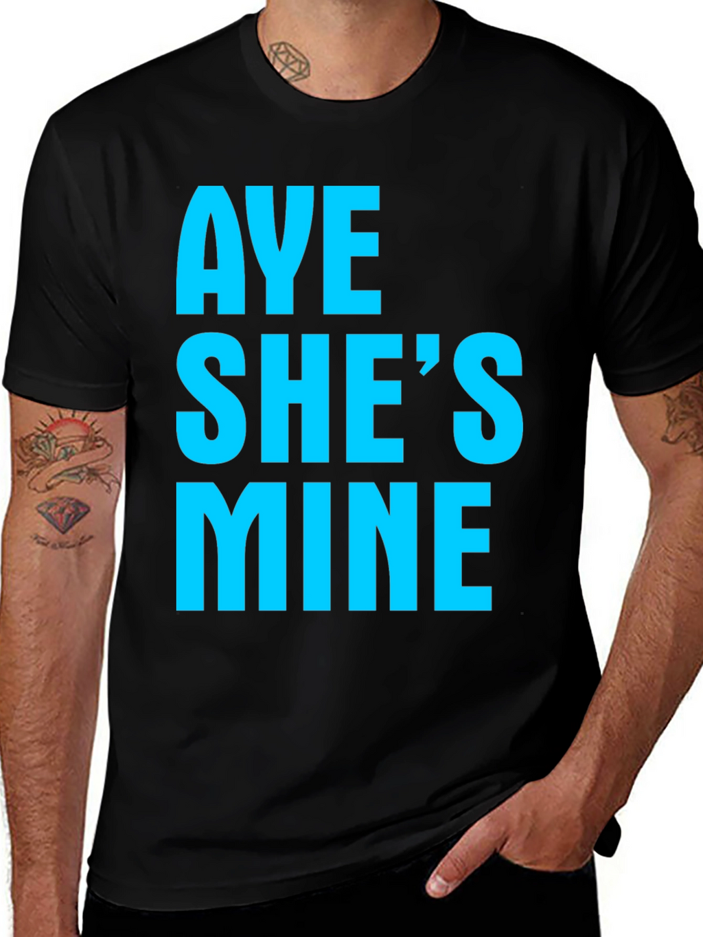 Aye Shes Mine Graphic Tee - Black