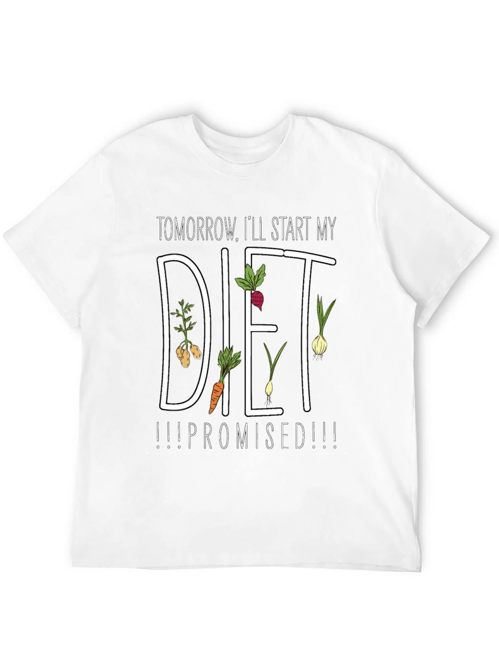 Funny Diet Promise T-Shirt