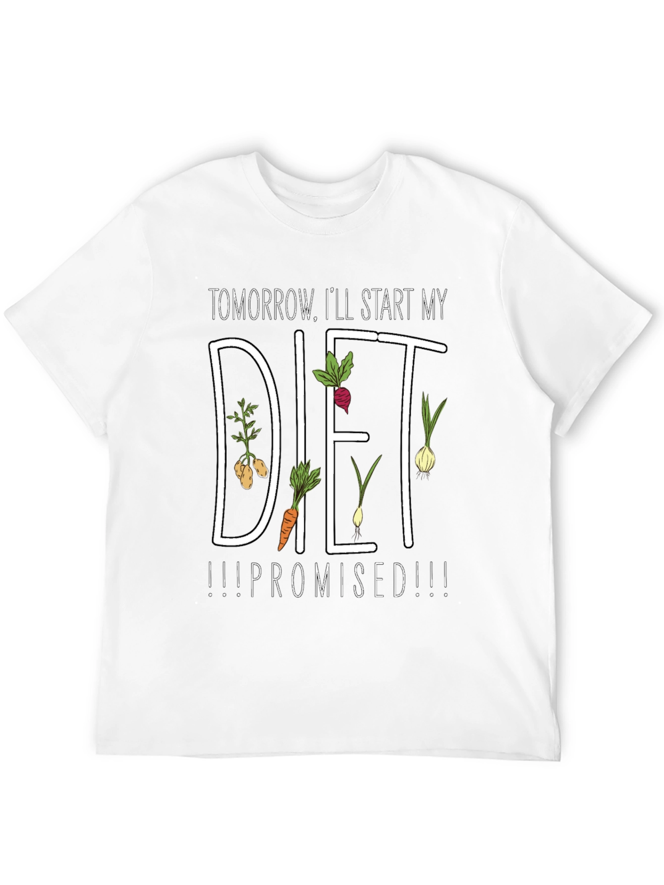 Funny Diet Promise T-Shirt