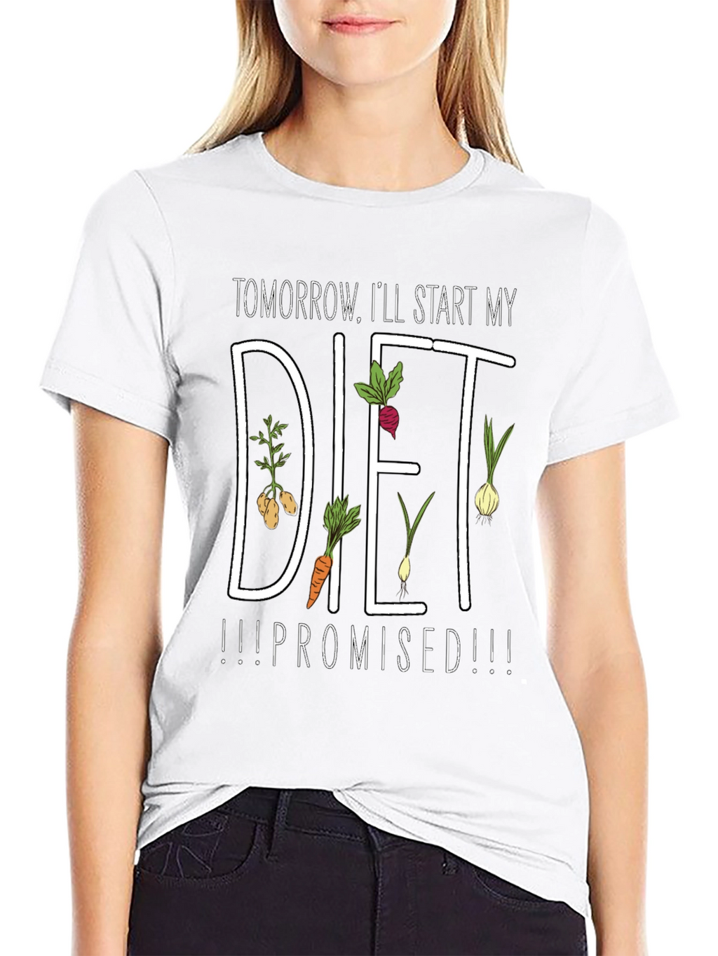 Funny Diet Promise T-Shirt