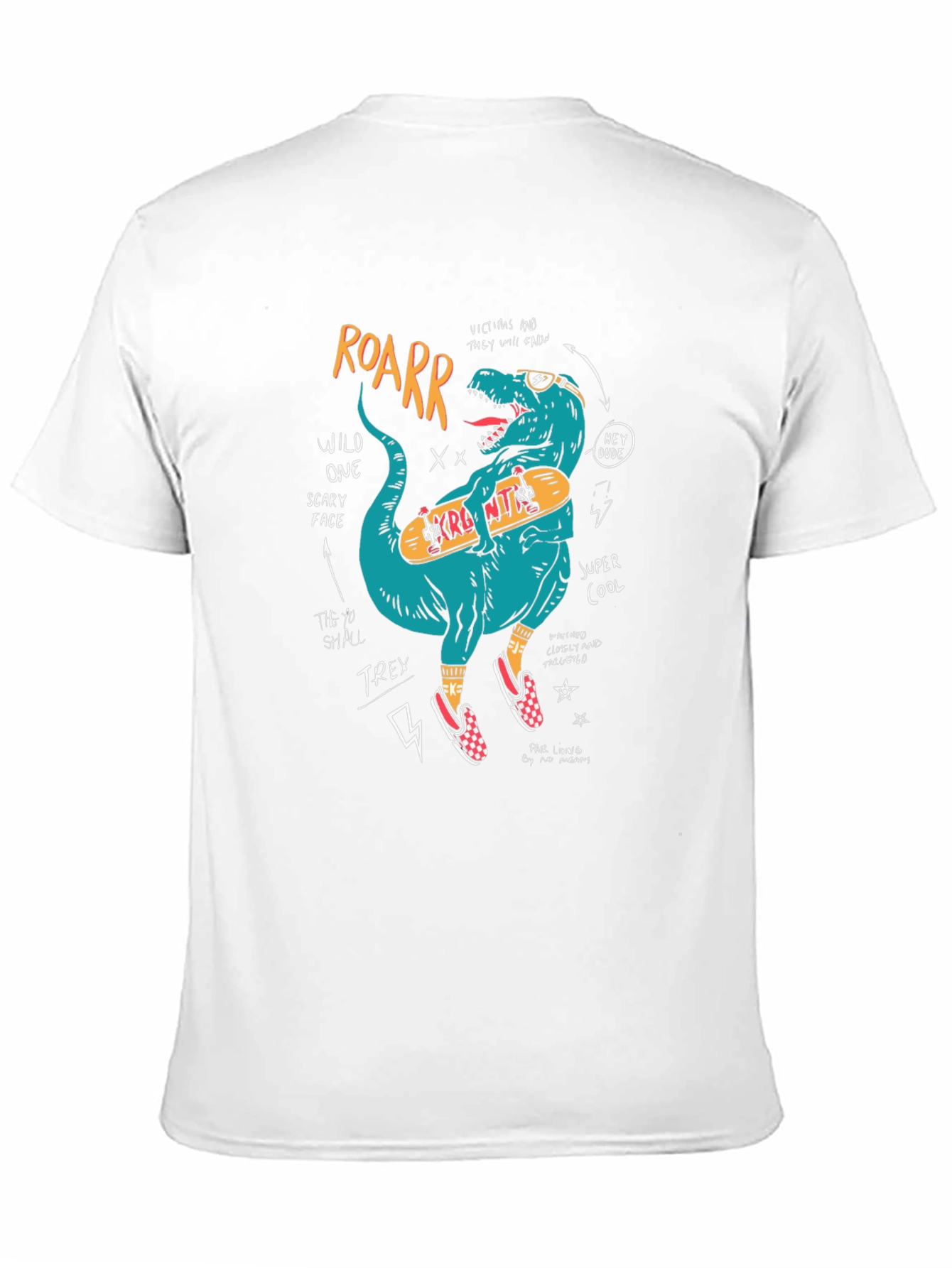 Skateboarding T-Rex Graphic Tee