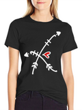 Cupids Arrow Graphic Tee - Black T-Shirt