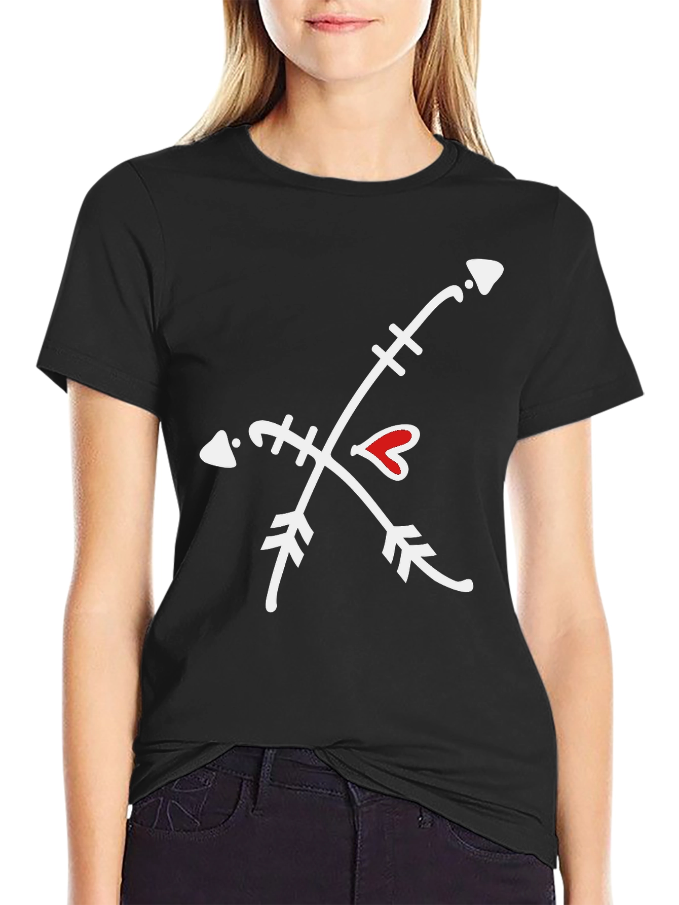 Cupids Arrow Graphic Tee - Black T-Shirt