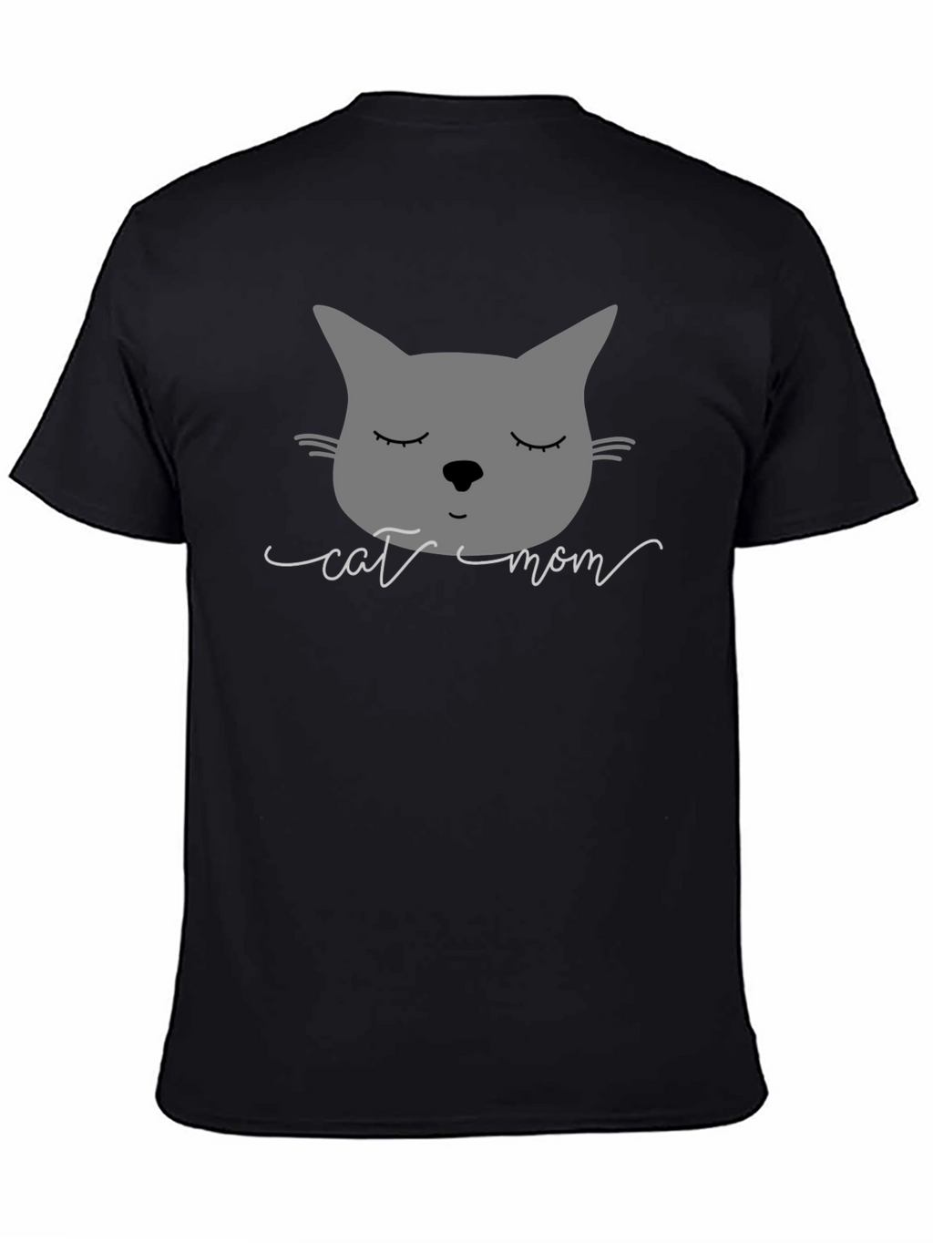 Cat Mom Graphic Tee - Soft Cotton Blend
