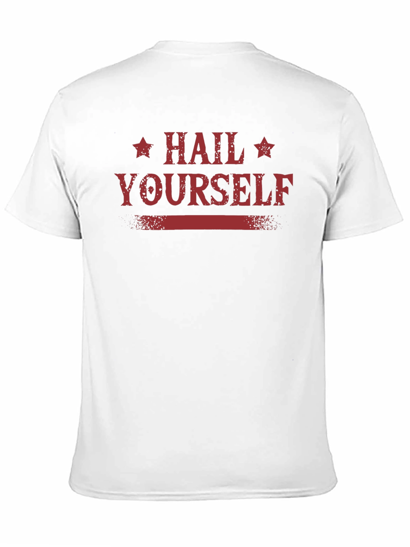 Hail Yourself Graphic Tee - Dark Humor T-Shirt