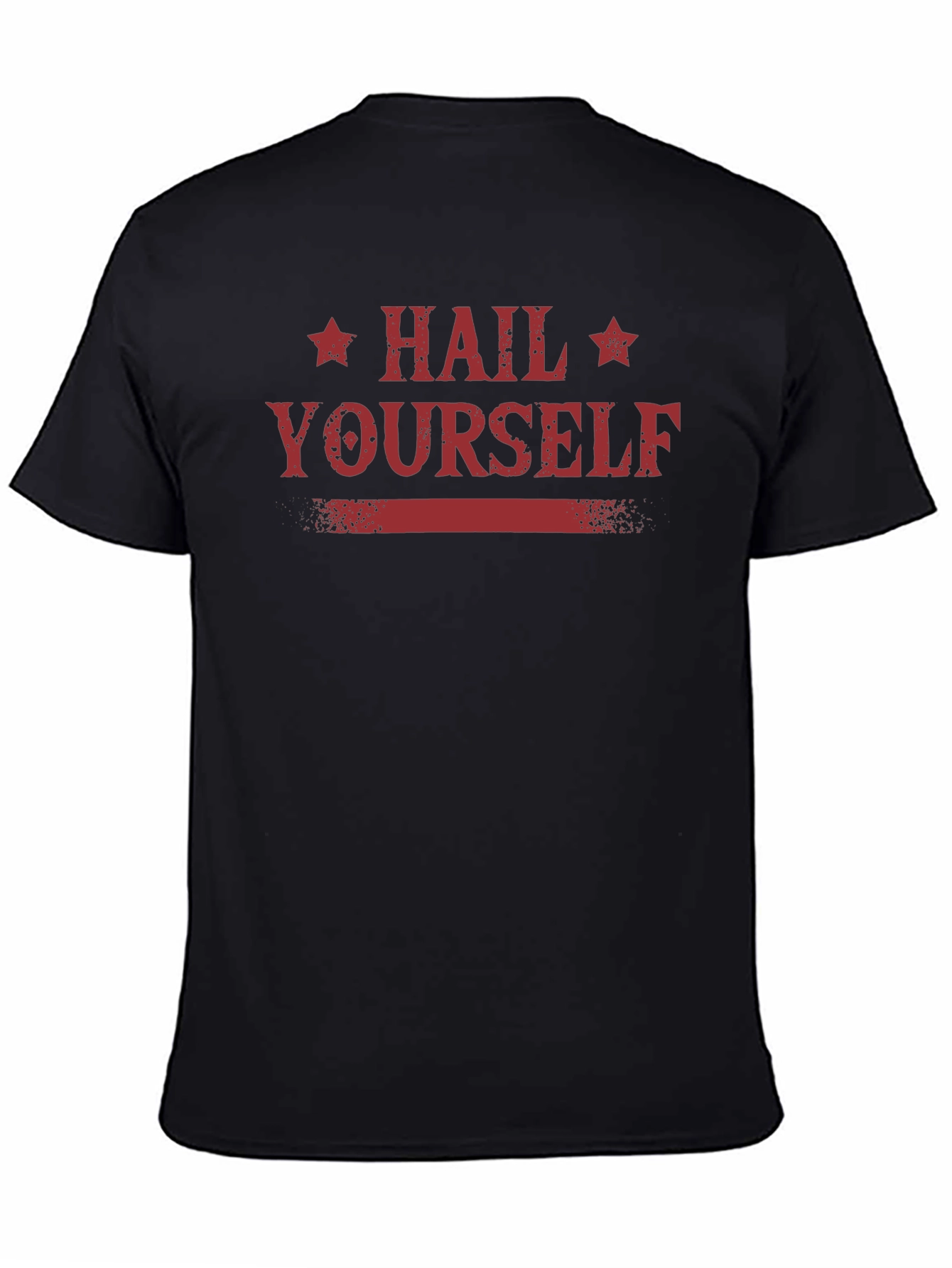Hail Yourself Graphic Tee - Dark Humor T-Shirt
