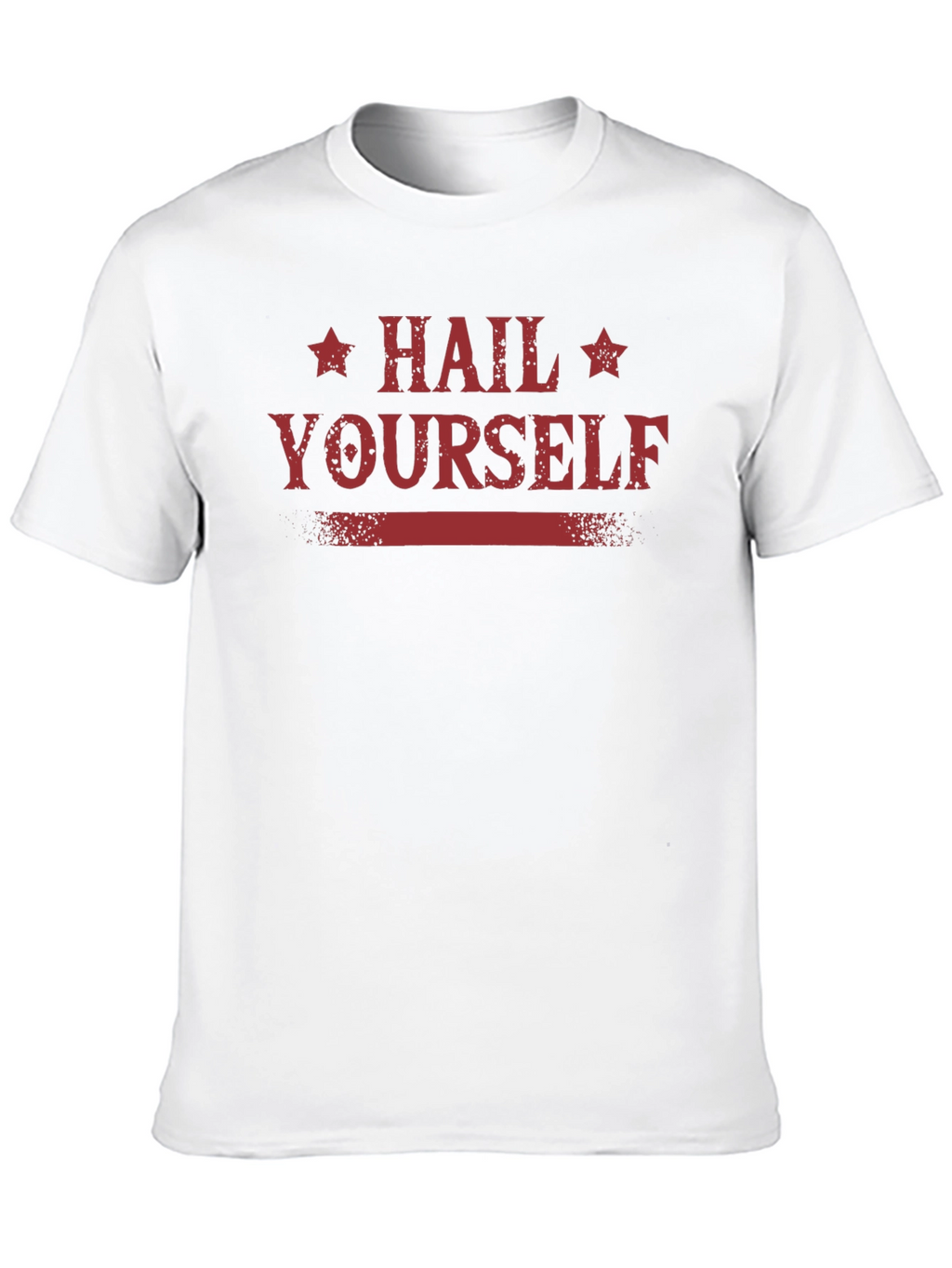 Hail Yourself Graphic Tee - Dark Humor T-Shirt