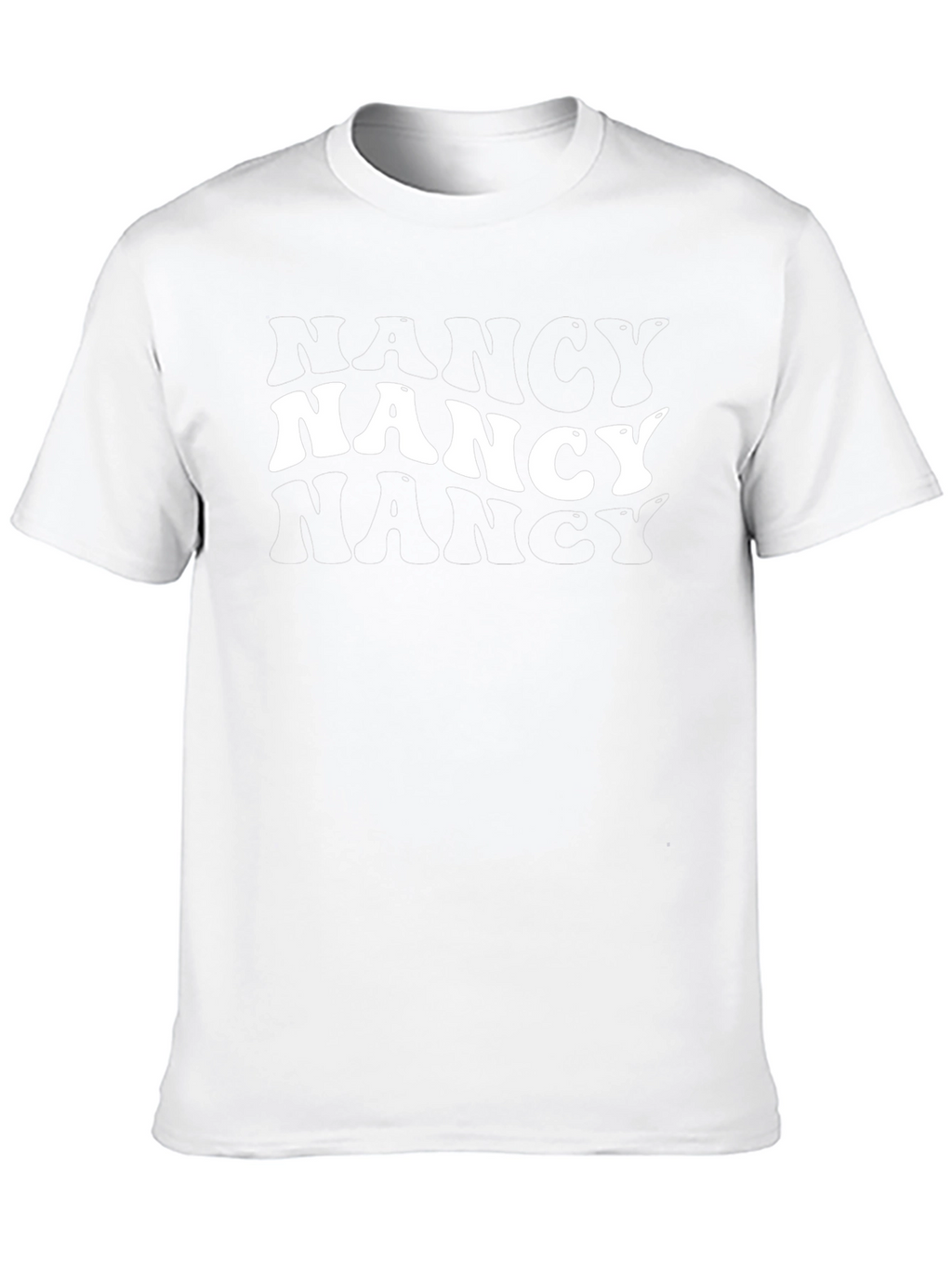 Retro Nancy T-Shirt - Black Cotton Blend