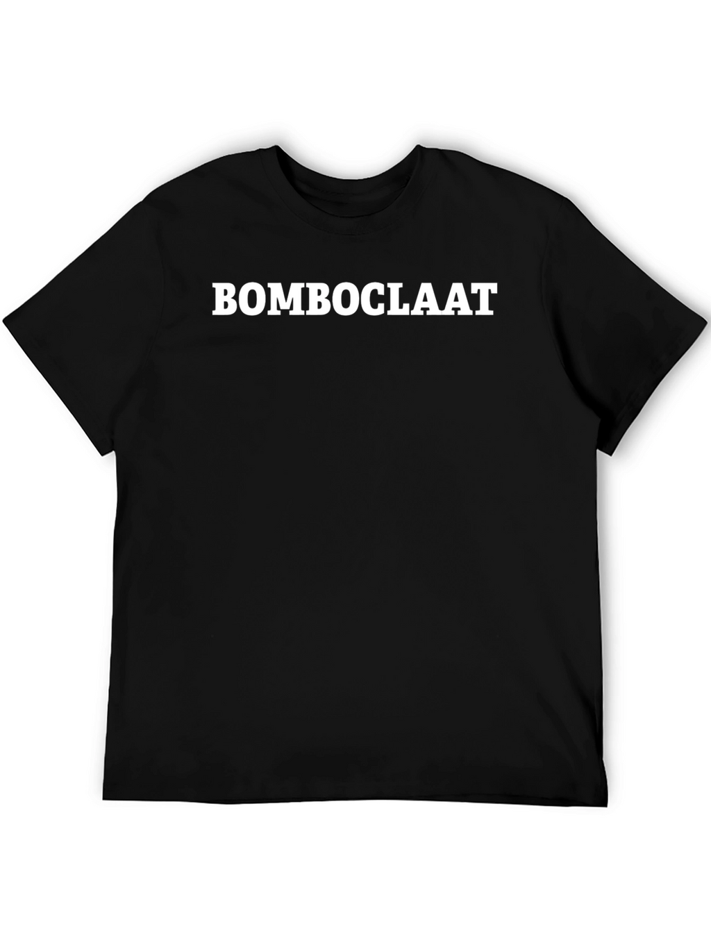 BOMBOCLAAT Bold Statement T-Shirt - Black