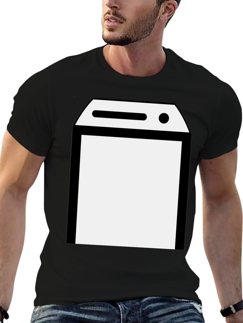 Modern Washing Machine Graphic T-Shirt