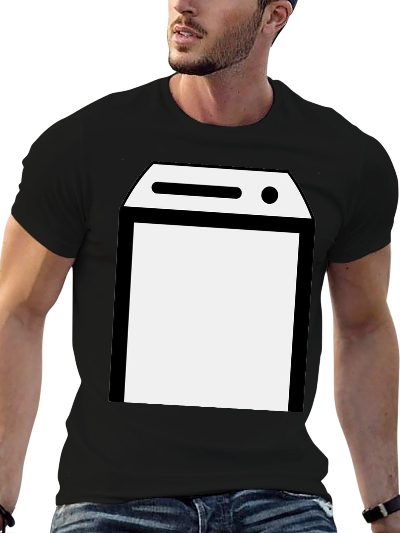 Modern Washing Machine Graphic T-Shirt