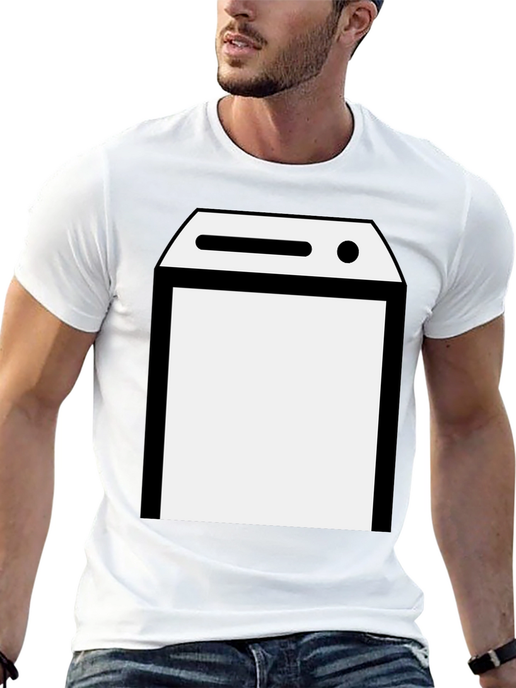 Modern Washing Machine Graphic T-Shirt