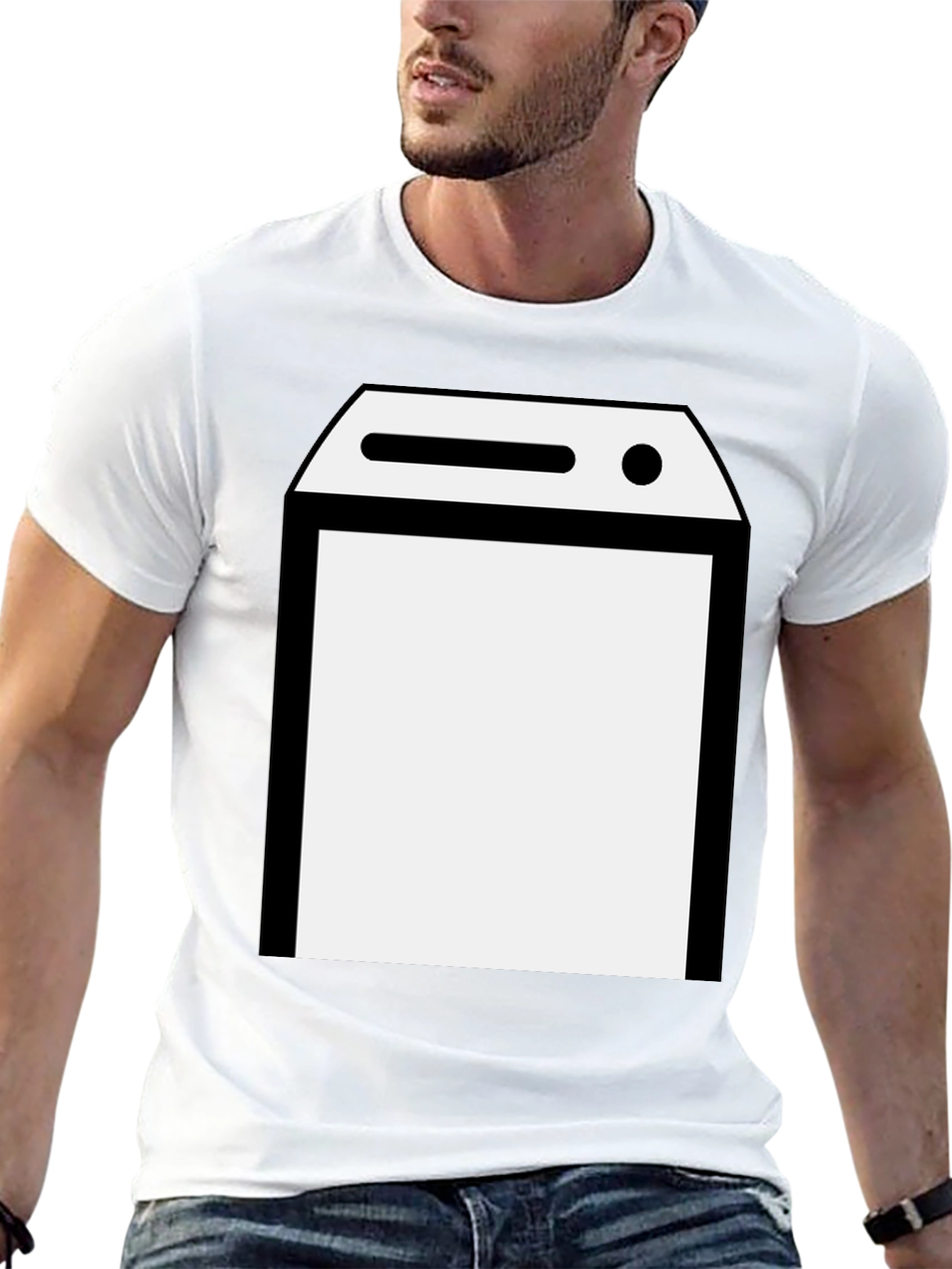 Modern Washing Machine Graphic T-Shirt