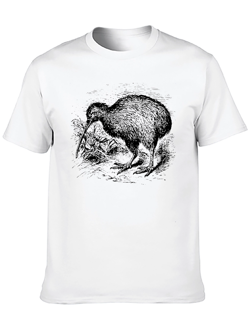 Kiwi Bird Graphic T-Shirt - Unisex Black Tee