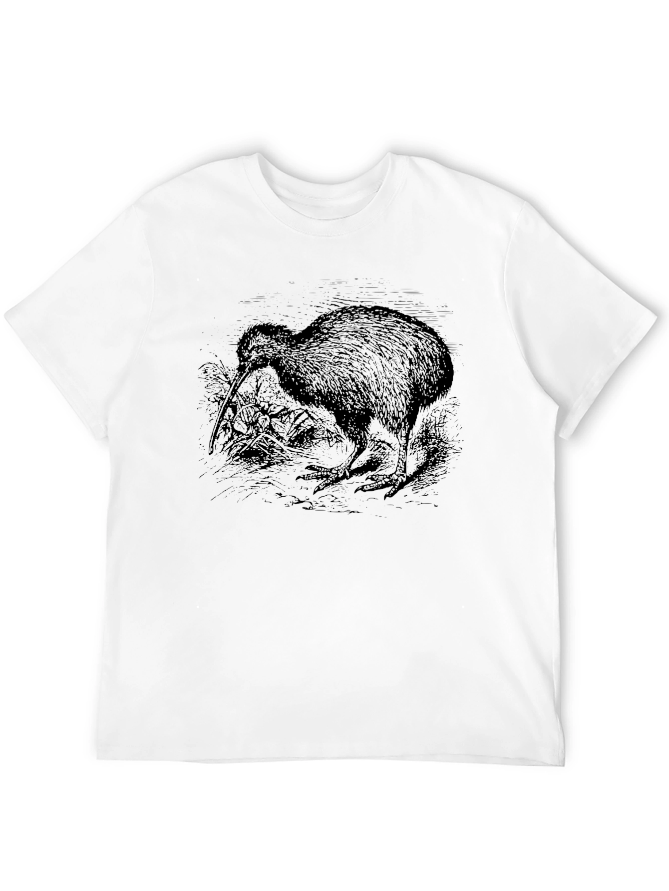 Kiwi Bird Graphic T-Shirt - Unisex Black Tee