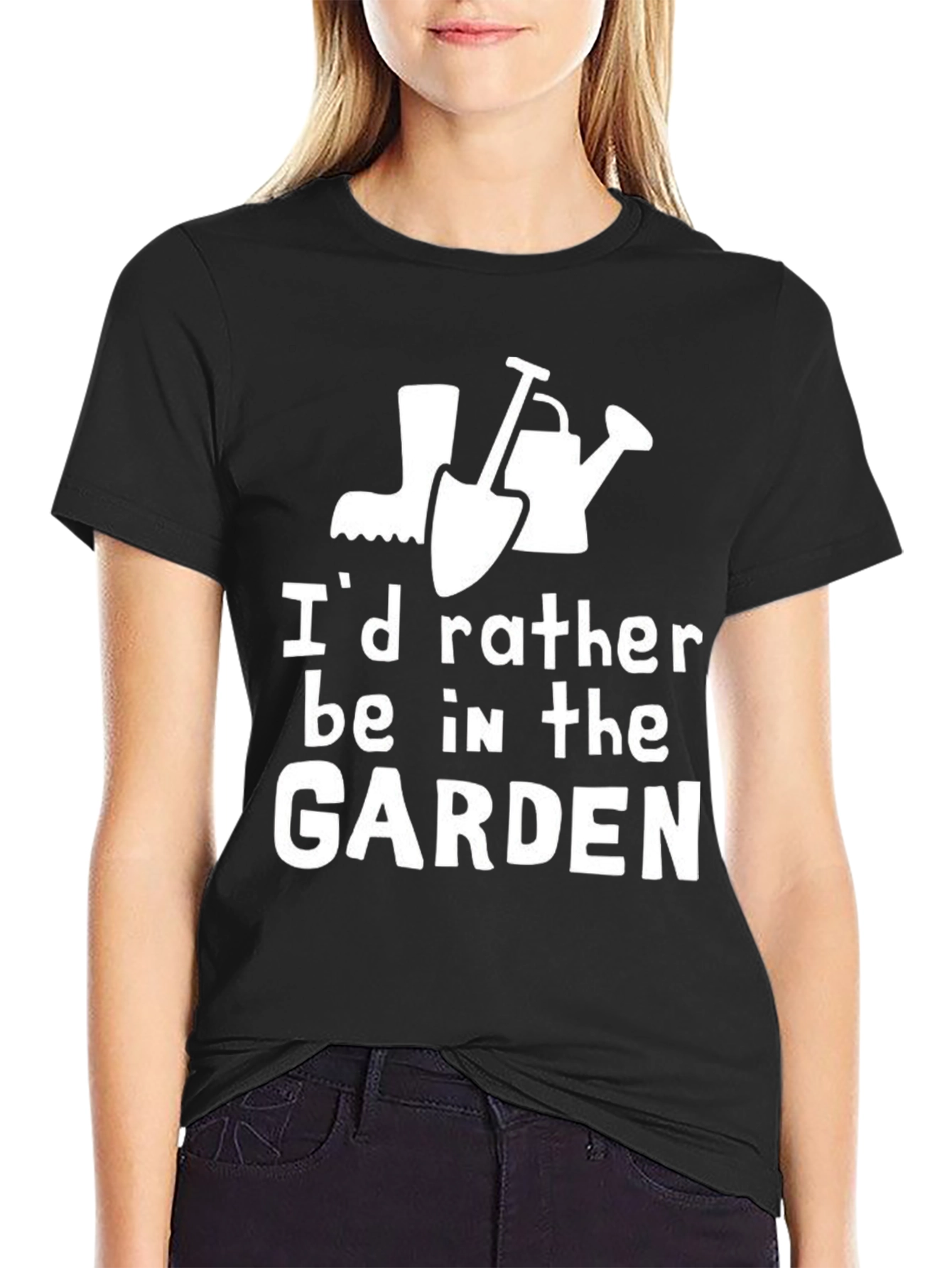 Gardener T-Shirt - Id Rather Be in the Garden Tee
