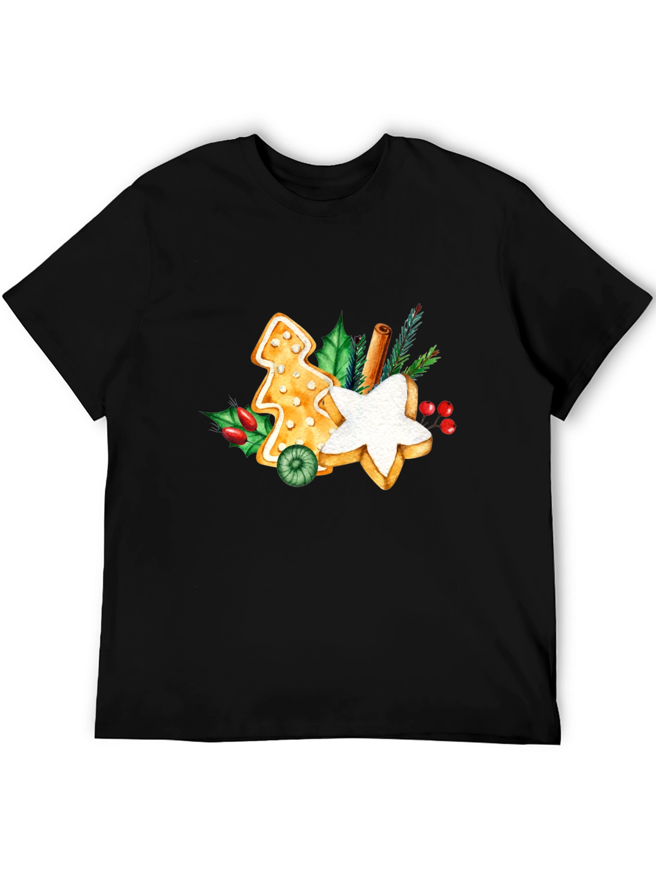 Festive Holiday Gingerbread T-Shirt