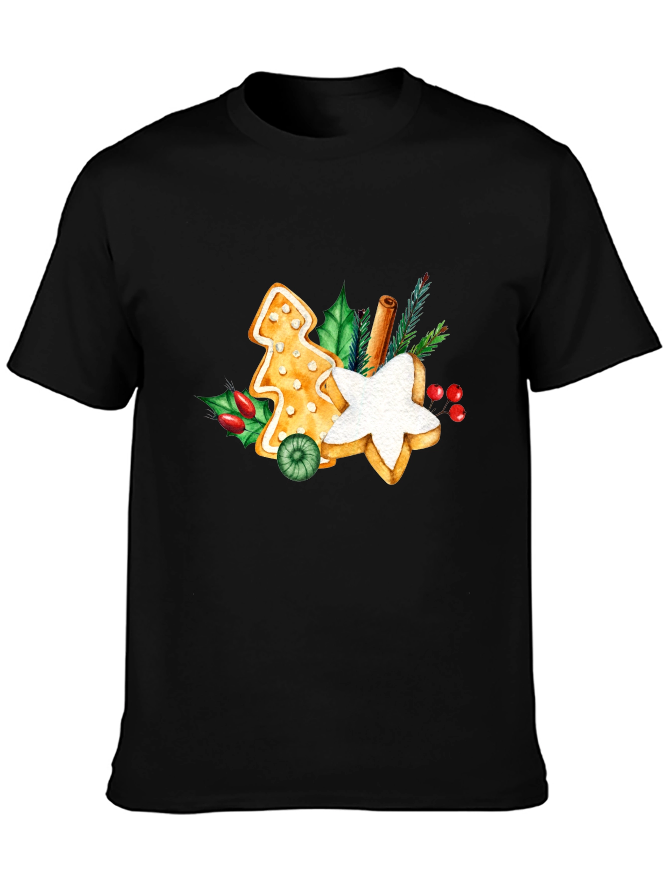 Festive Holiday Gingerbread T-Shirt