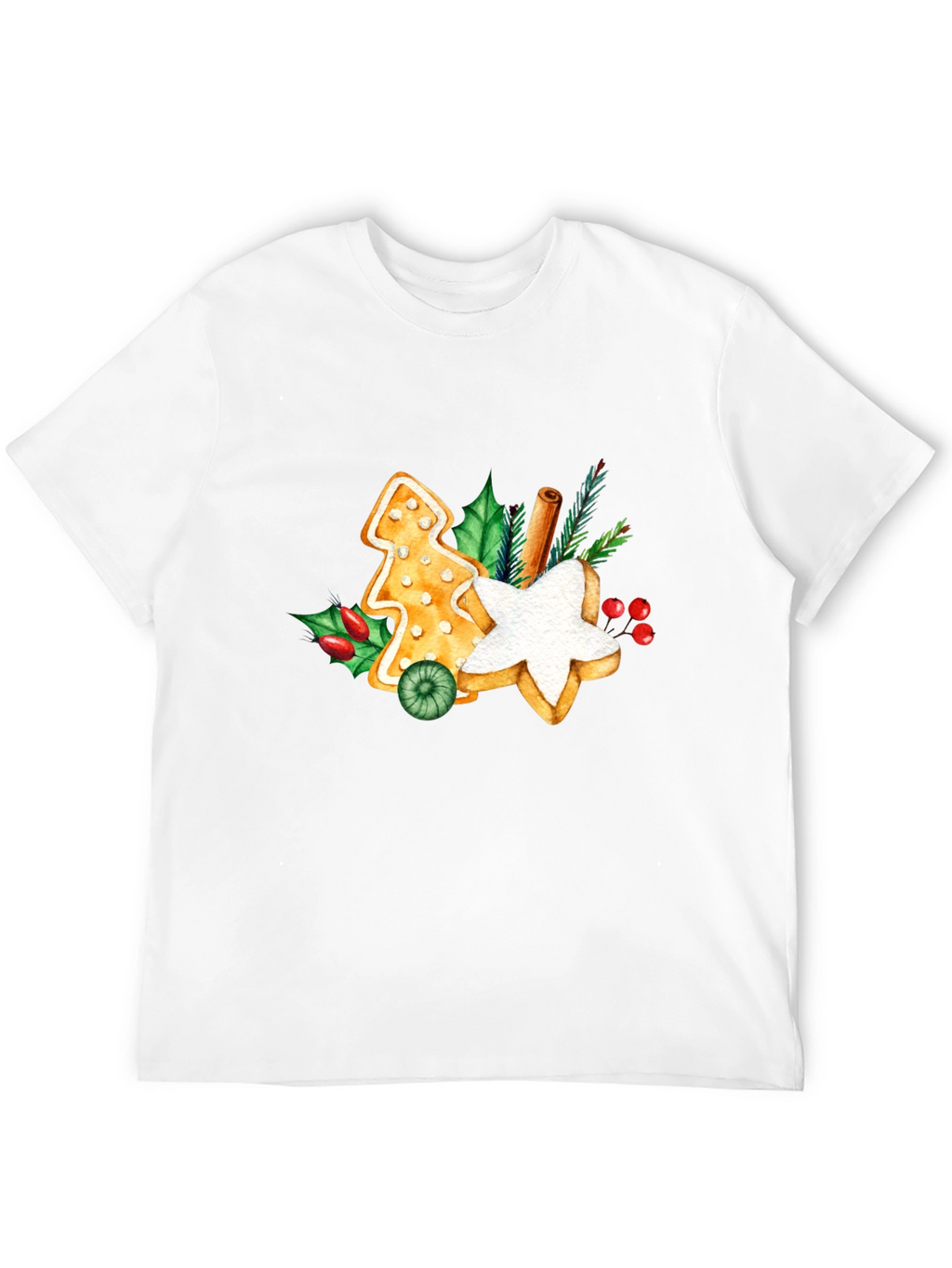 Festive Holiday Gingerbread T-Shirt