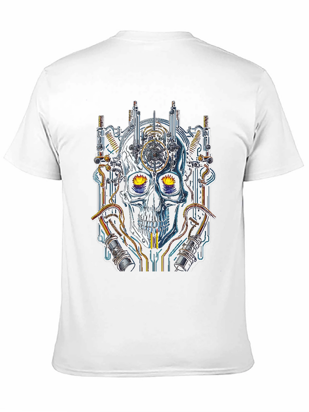 Steampunk Skull Graphic Tee - Unique Design