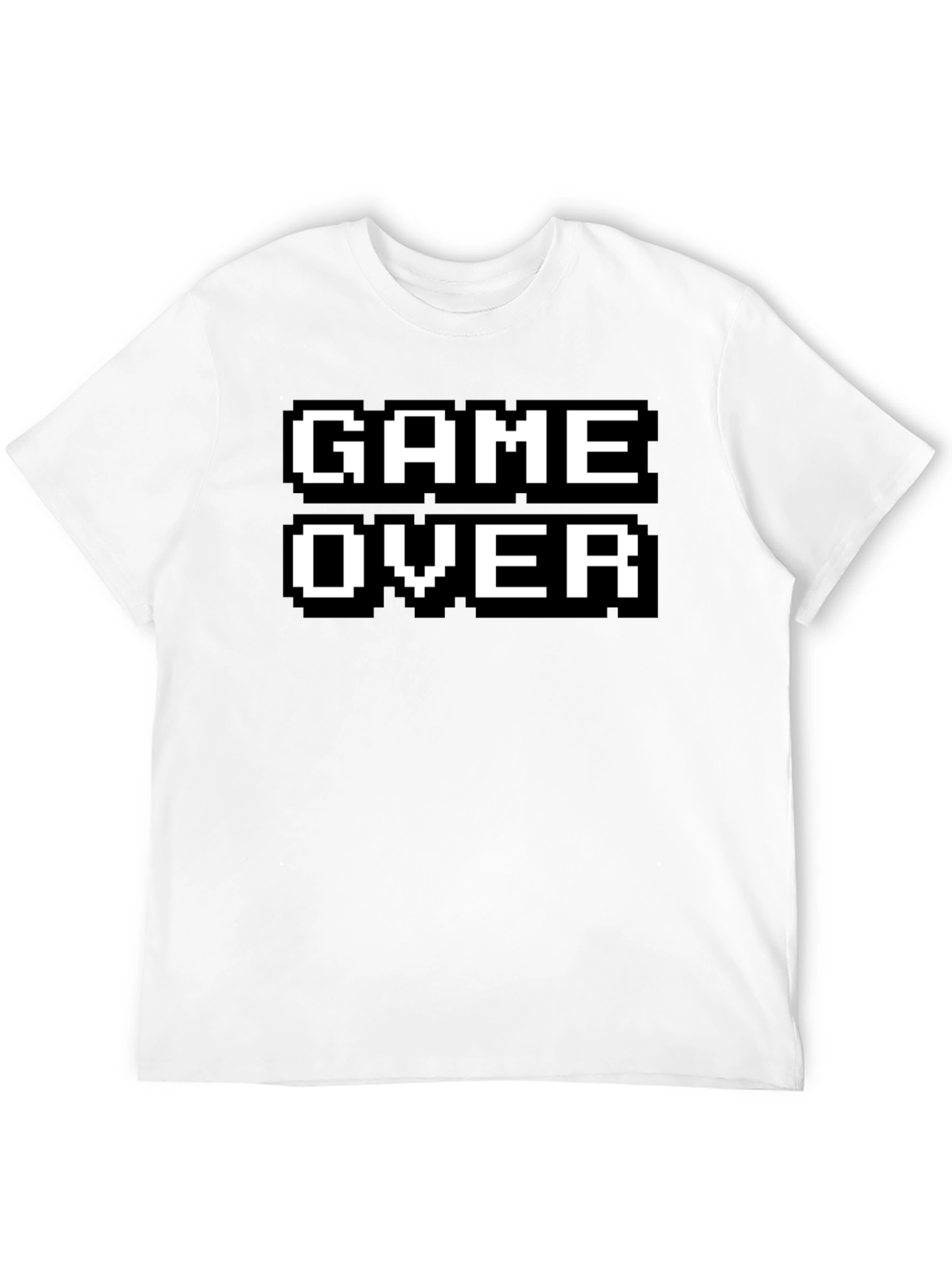 Retro Gamer T-Shirt - Game Over Pixel Design