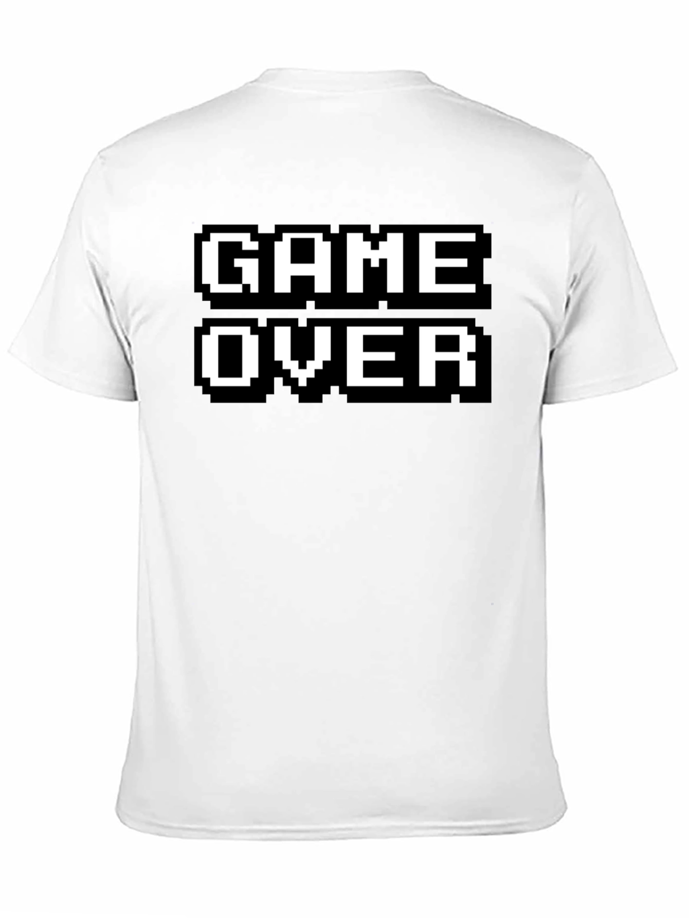 Retro Gamer T-Shirt - Game Over Pixel Design