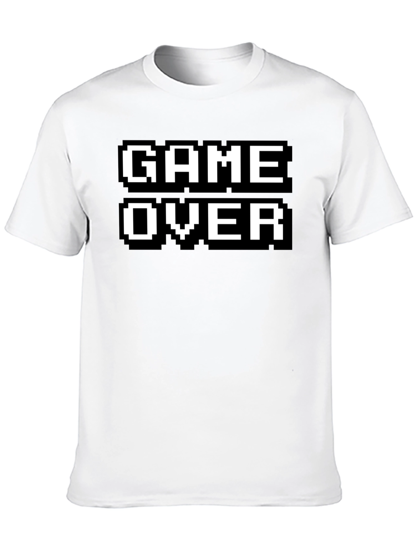 Retro Gamer T-Shirt - Game Over Pixel Design