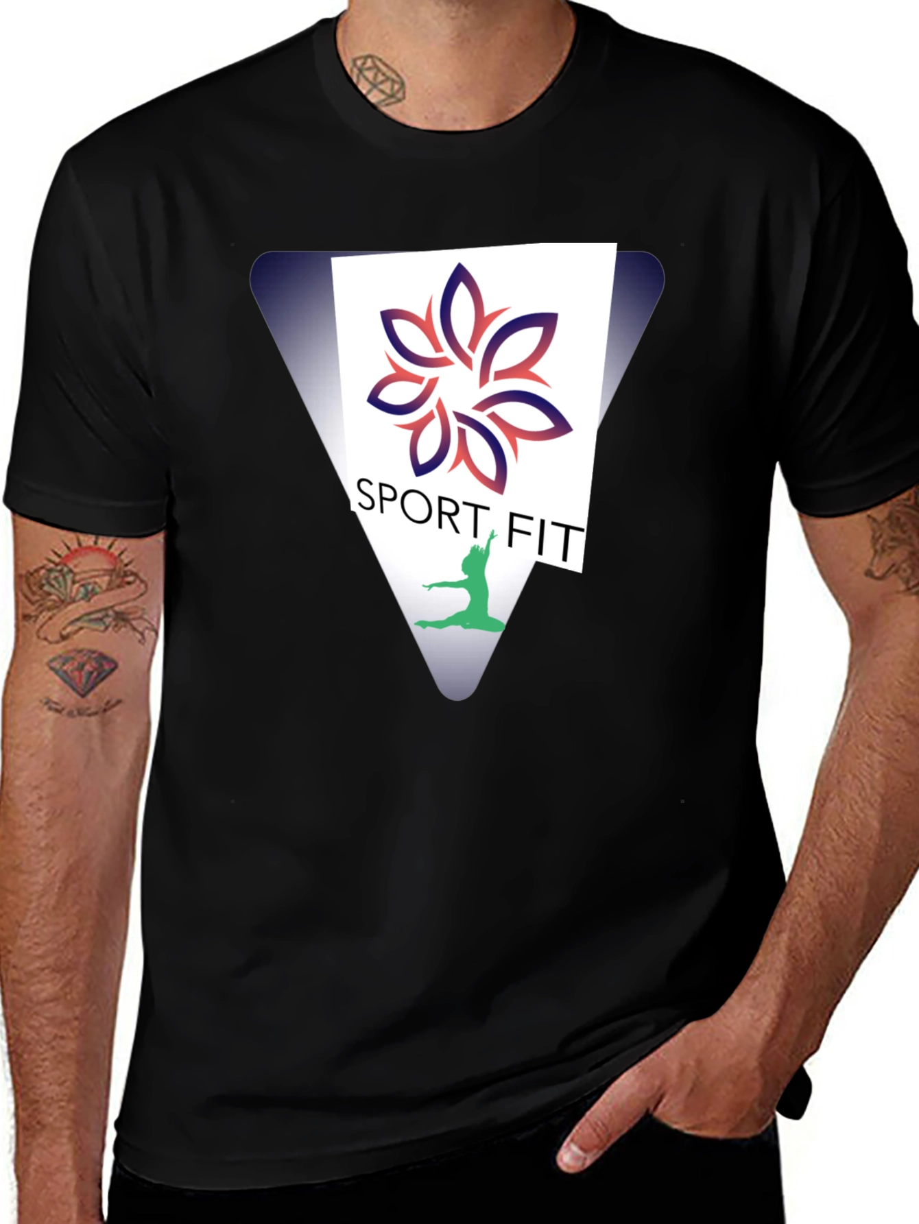Sport Fit Black T-Shirt
