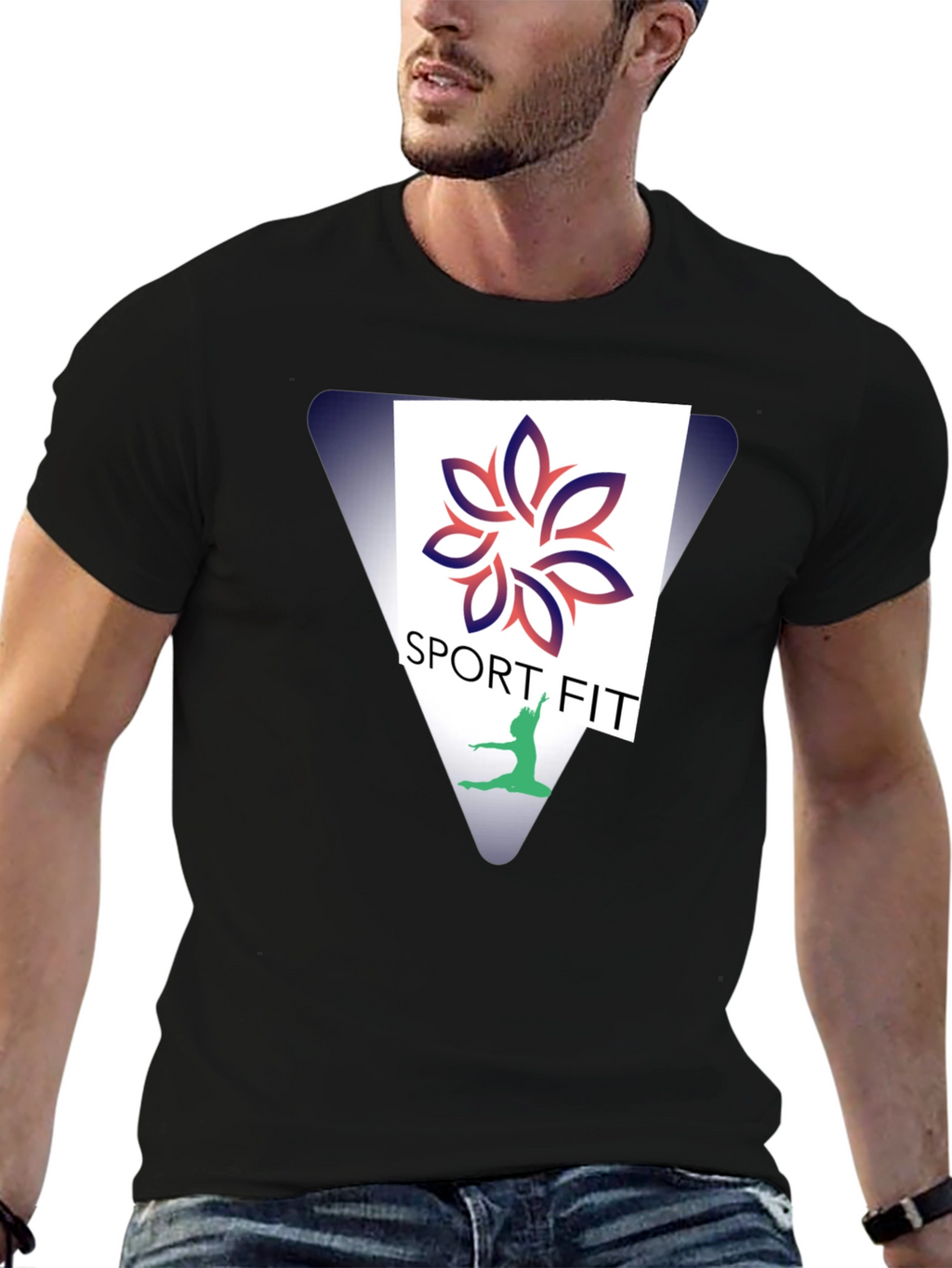 Sport Fit Black T-Shirt