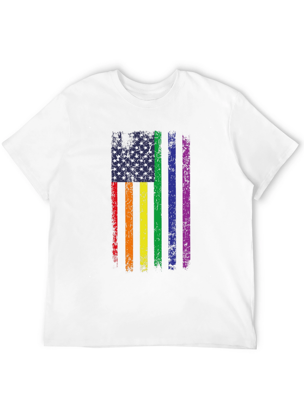 Pride Flag USA Graphic Tee