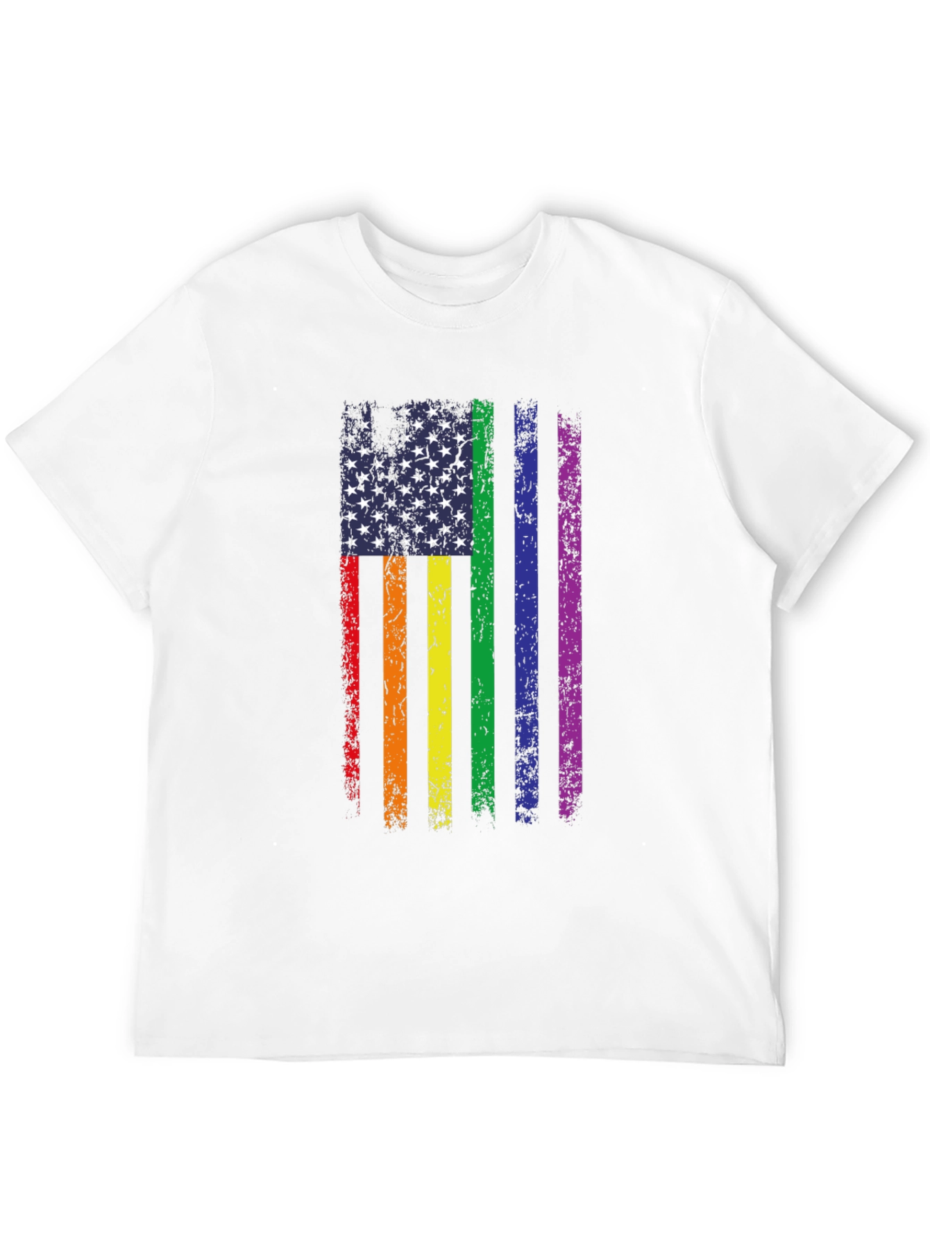 Pride Flag USA Graphic Tee