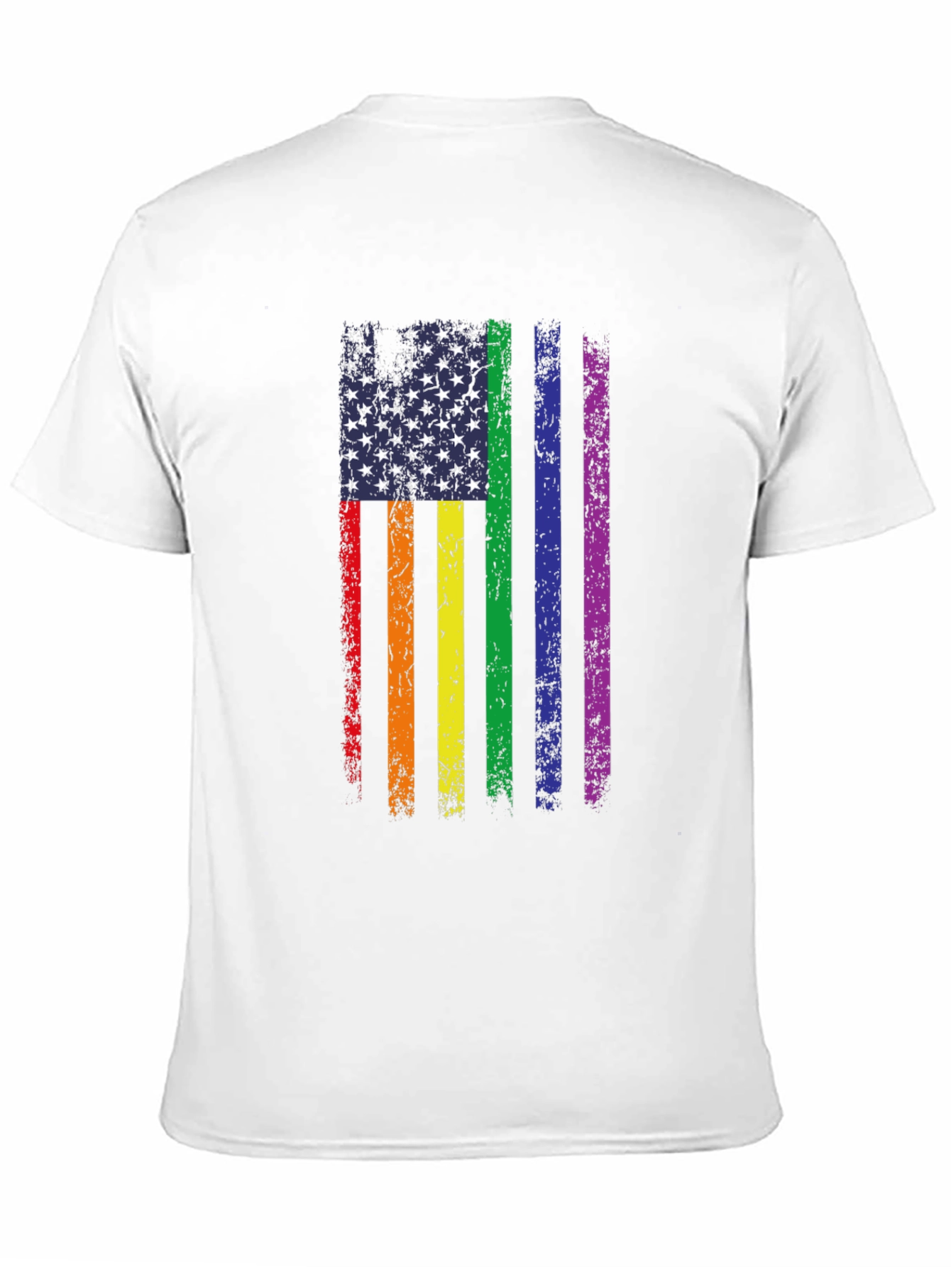 Pride Flag USA Graphic Tee