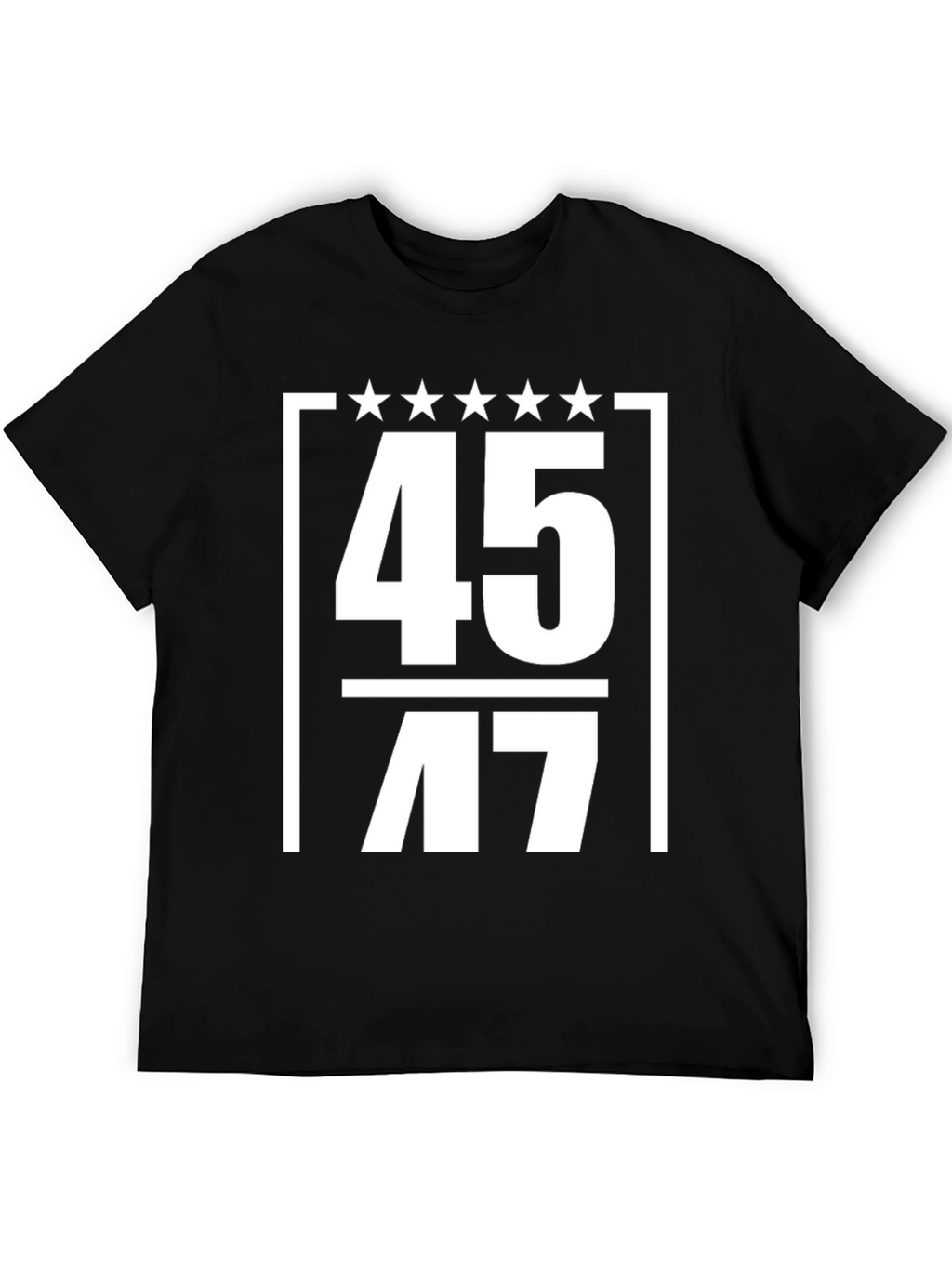 45/47 Stars T-Shirt - Bold Graphic Tee