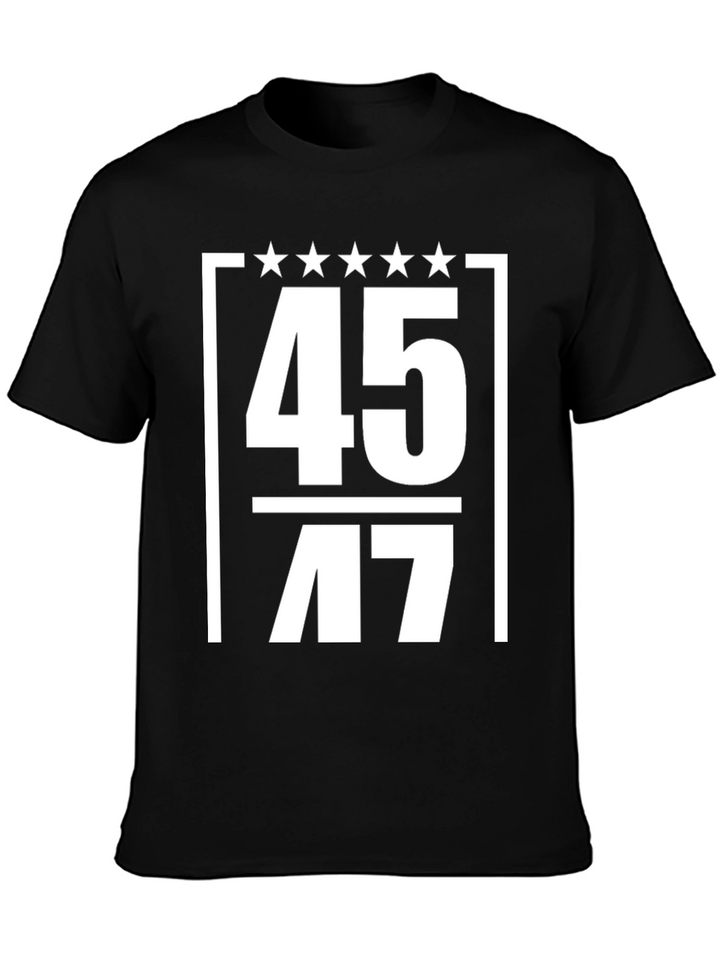 45/47 Stars T-Shirt - Bold Graphic Tee