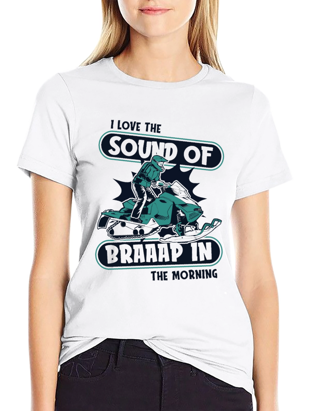Snowmobile T-Shirt - I Love The Sound